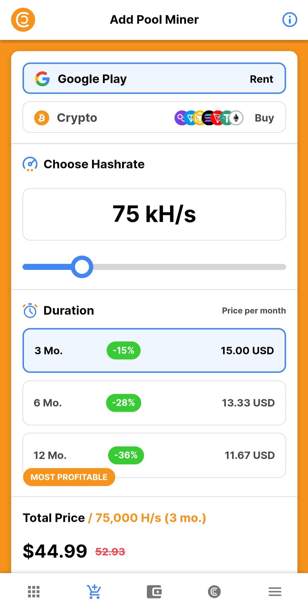 CryptoTab Pool add pool miner