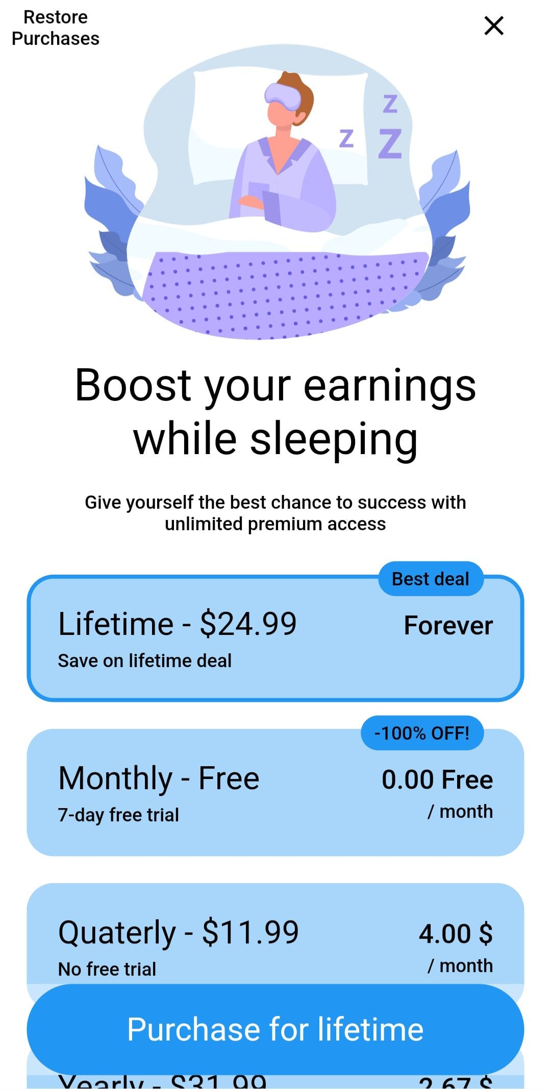 Dream to Earn boost your earnings