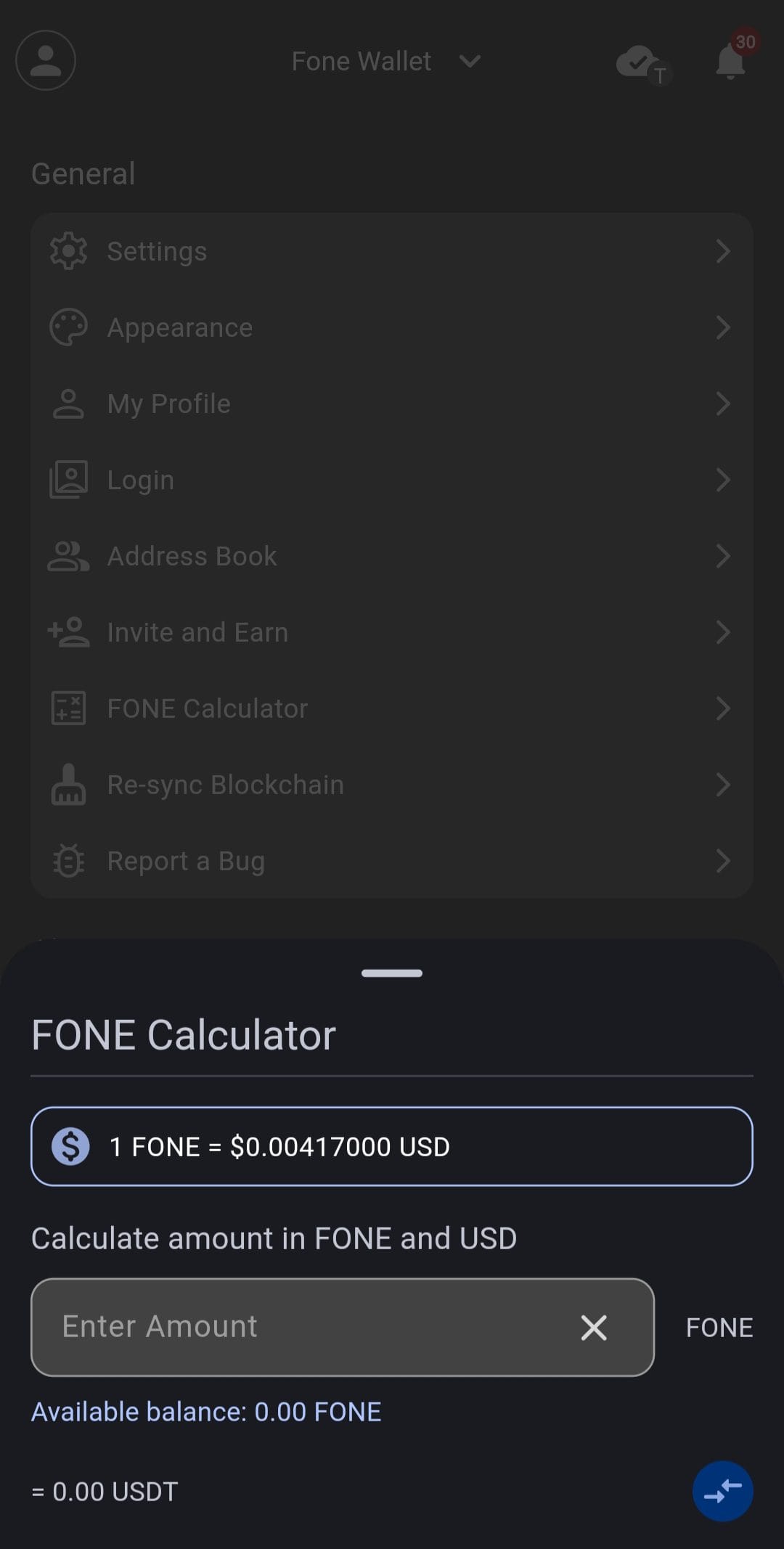 Fone Network Fone Calculator