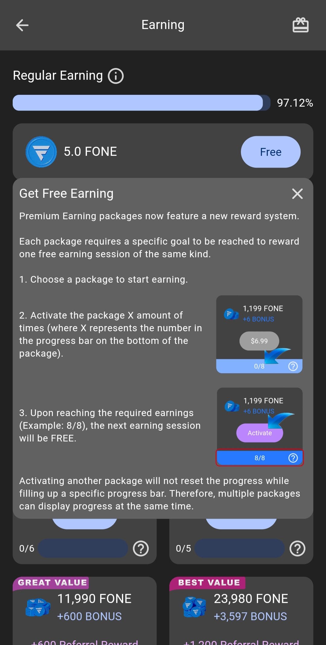 Fone Network Get Free Earning
