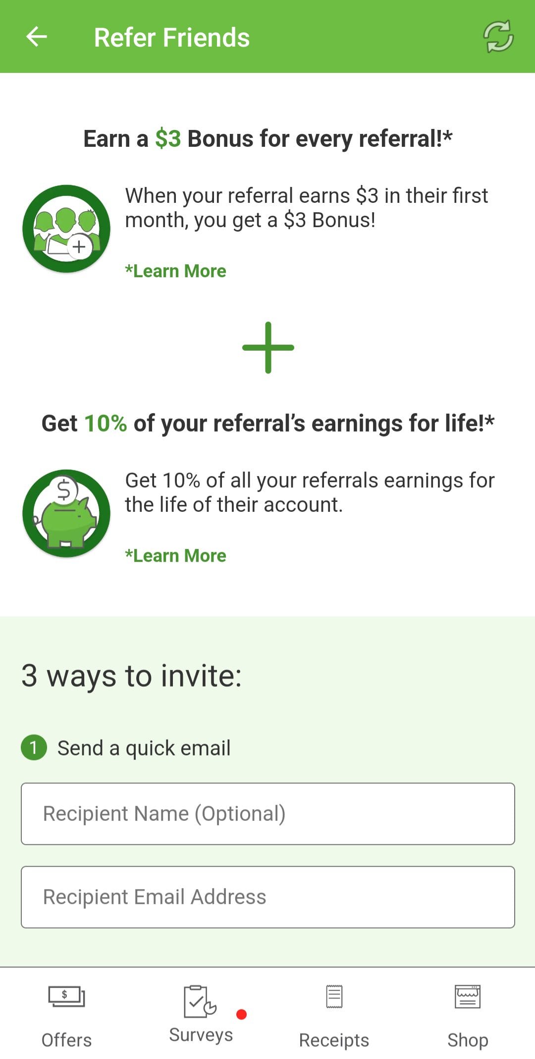 InboxDollars Refer Friends