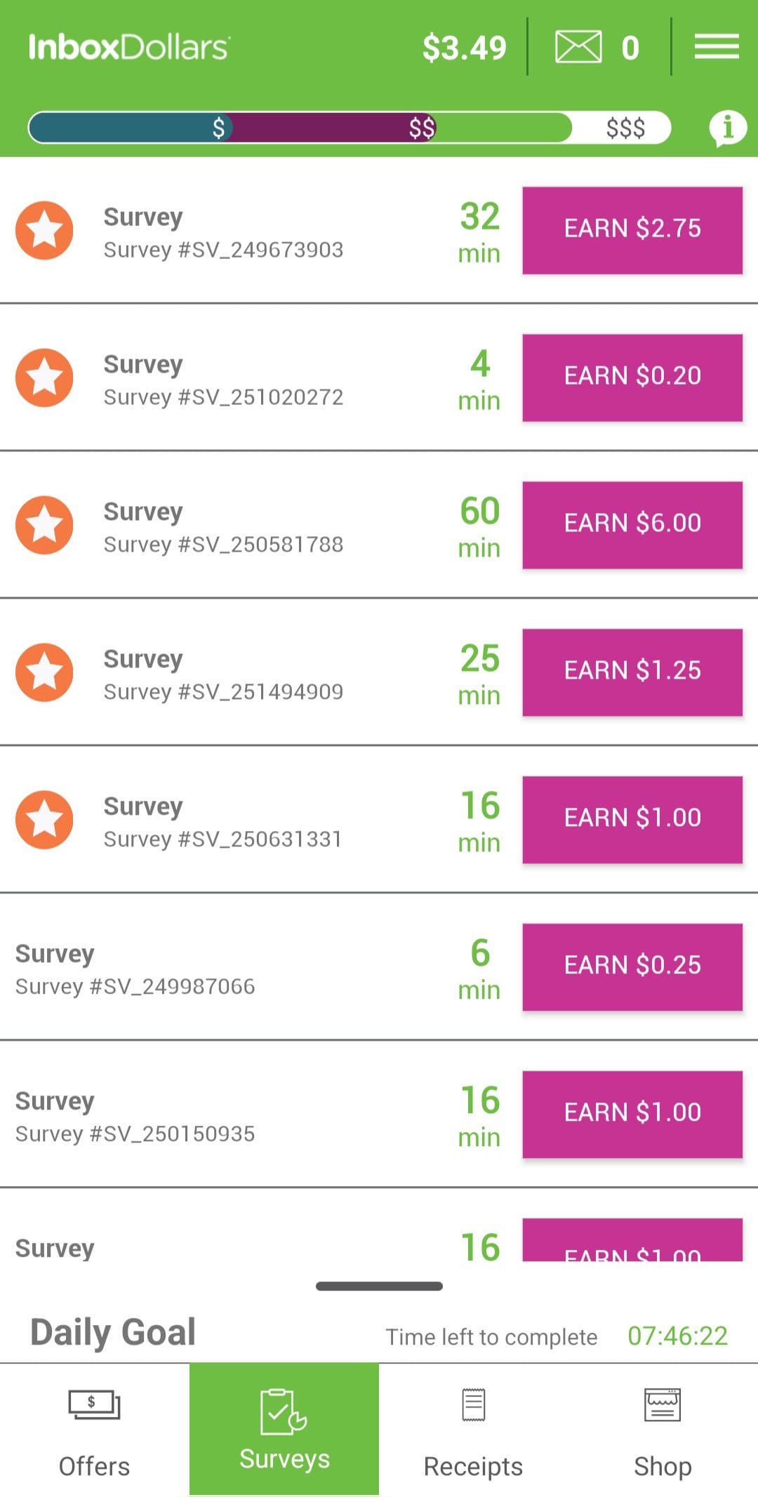 InboxDollars Take Surveys