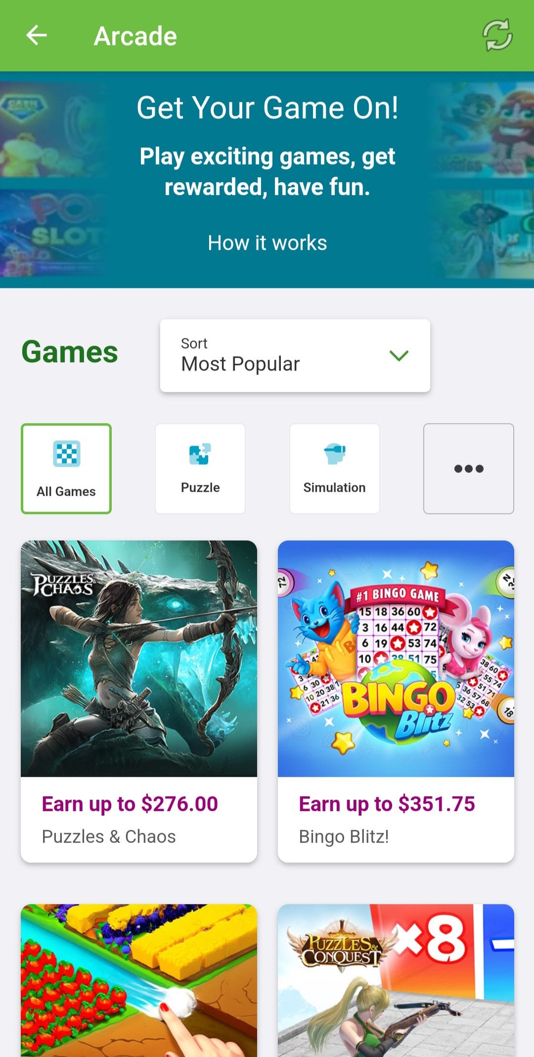 InboxDollars Arcade