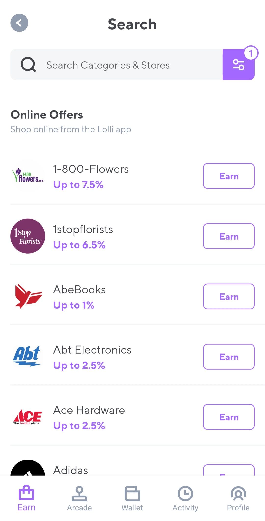 Lolli online offers