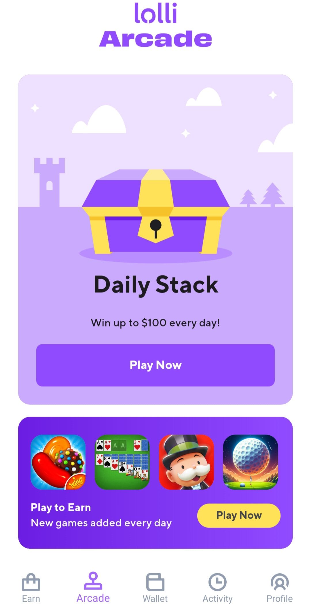 Lolli daily streak