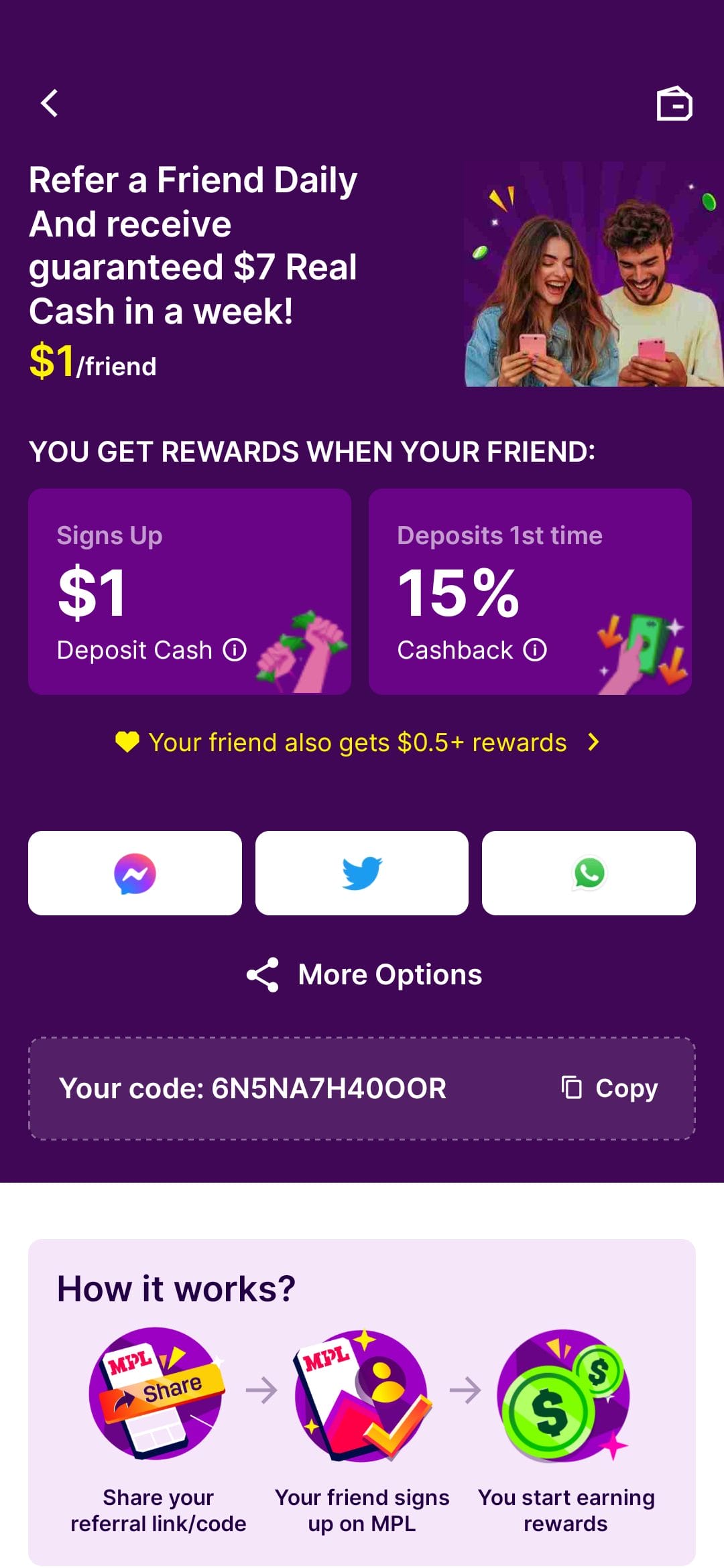 MPL Referral Code