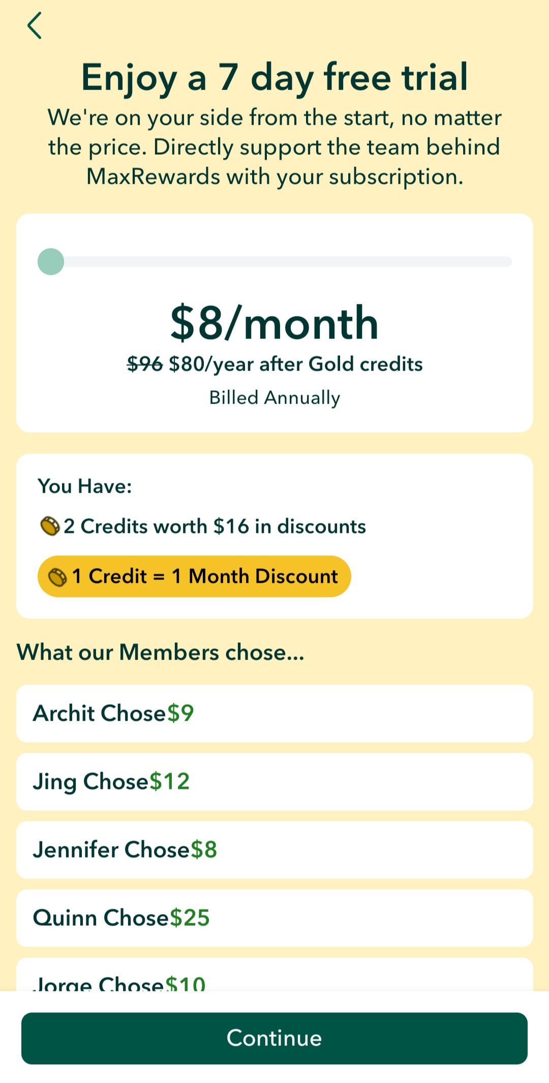 MaxRewards Gold Membership