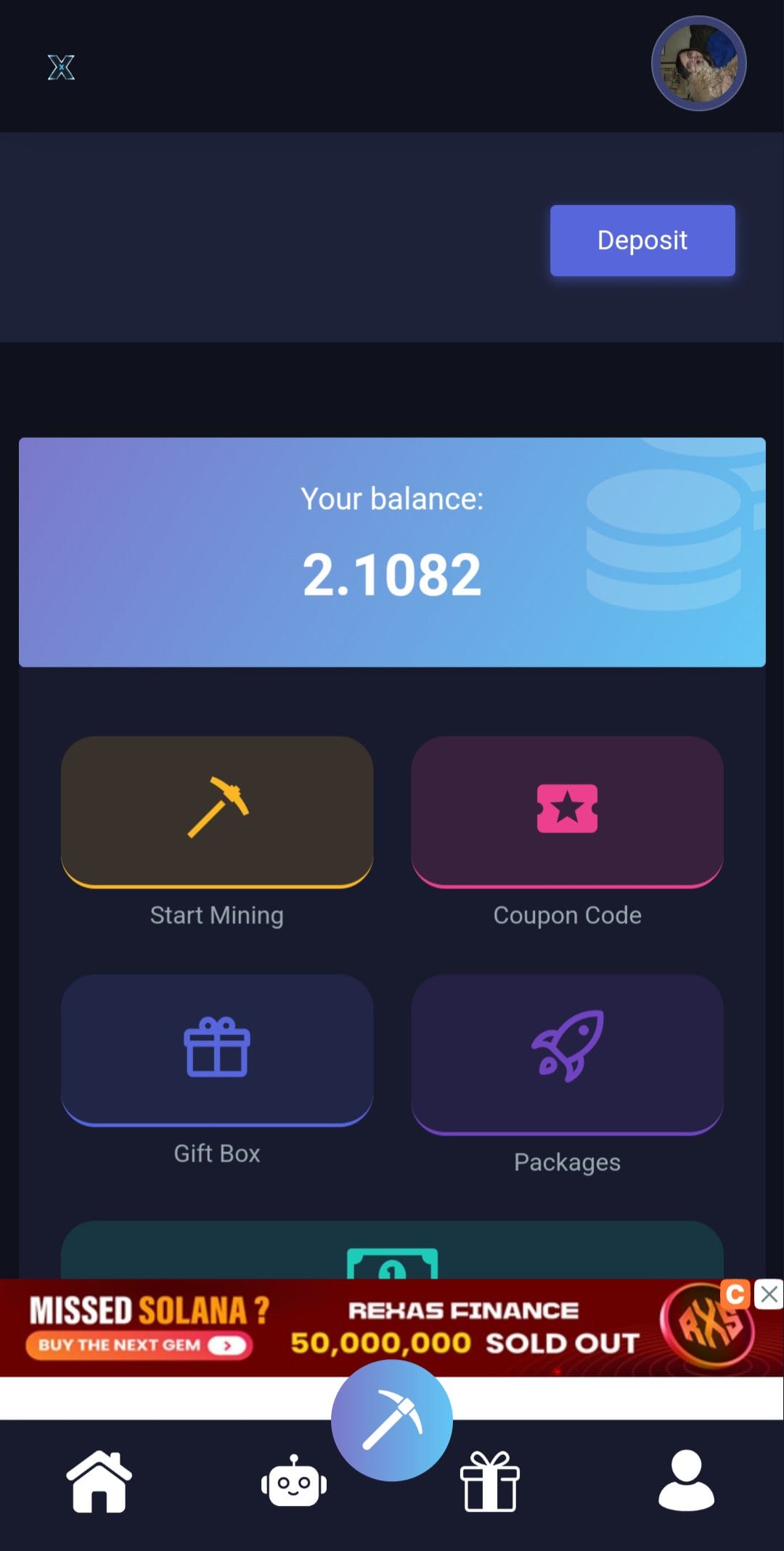 Mining X Earn by mining