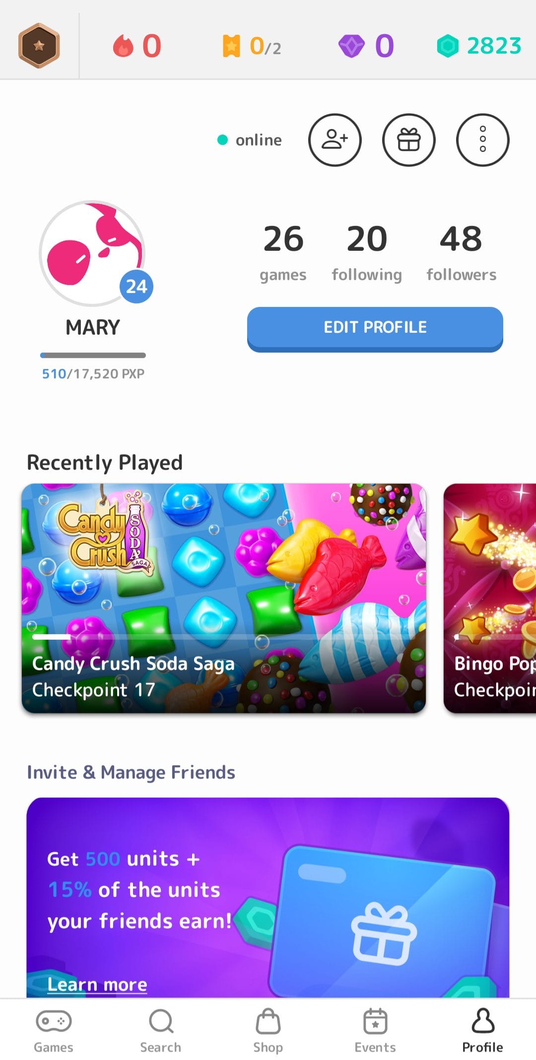 Mistplay profile