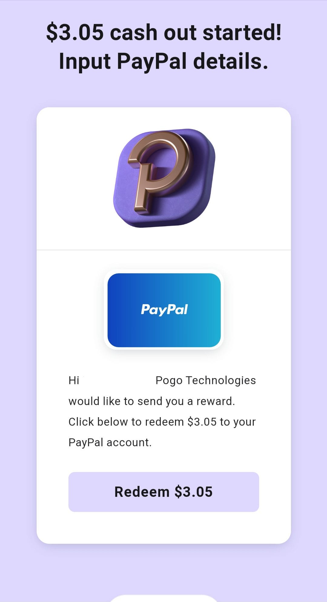 Pogo Redeem Rewards