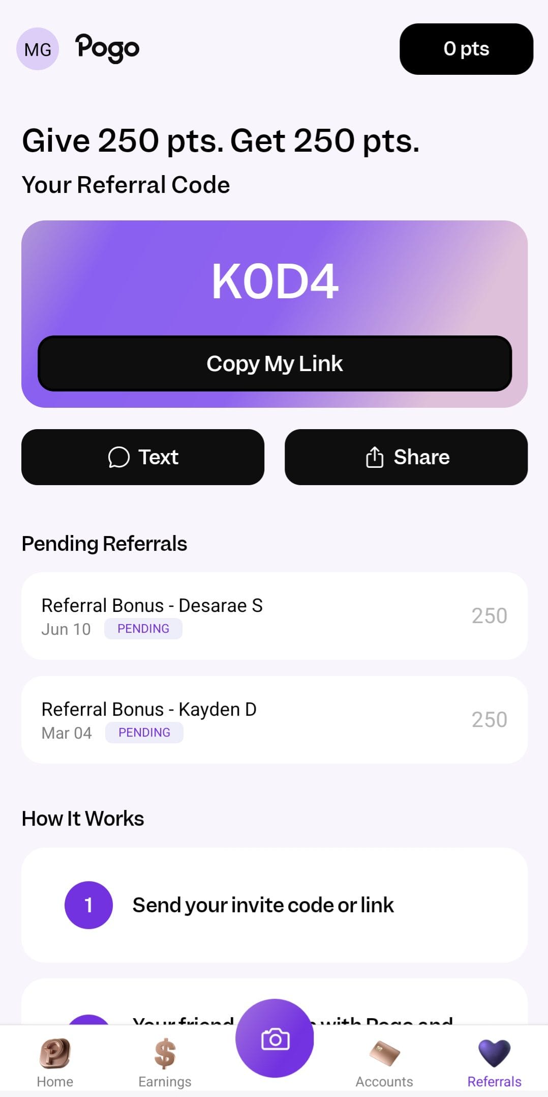 Pogo Referral Code