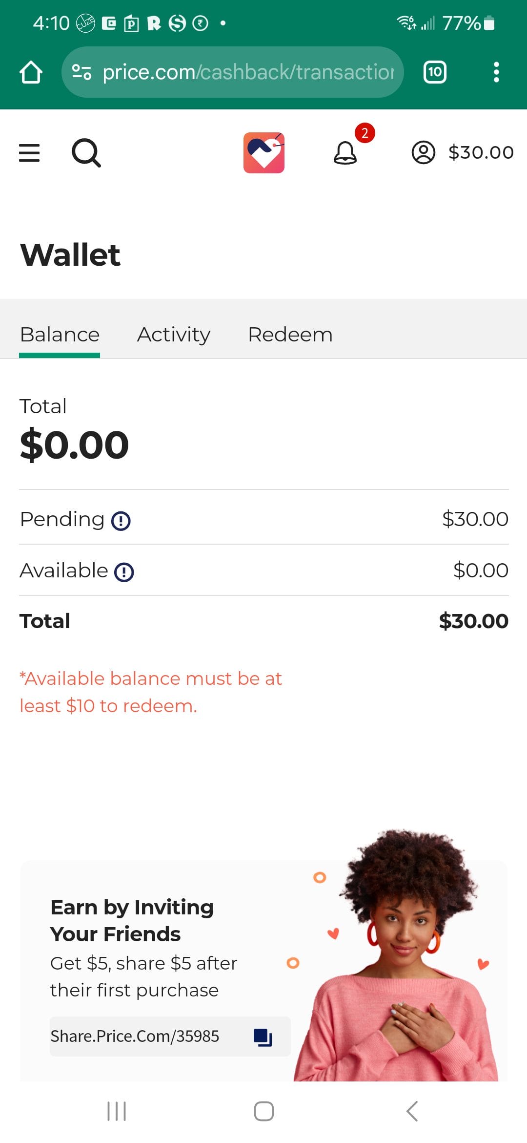 Price.com Wallet