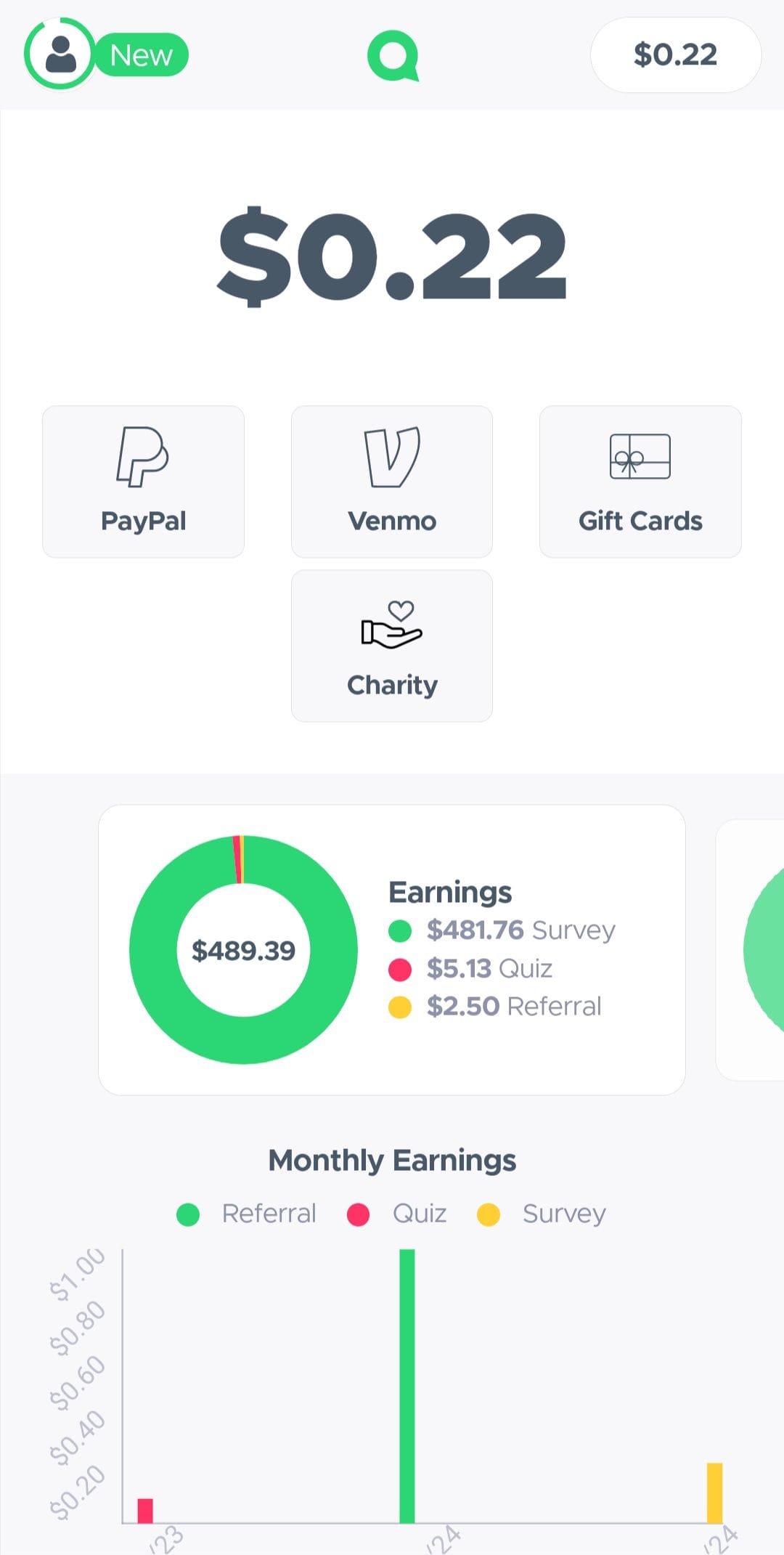 Qmee cashout options