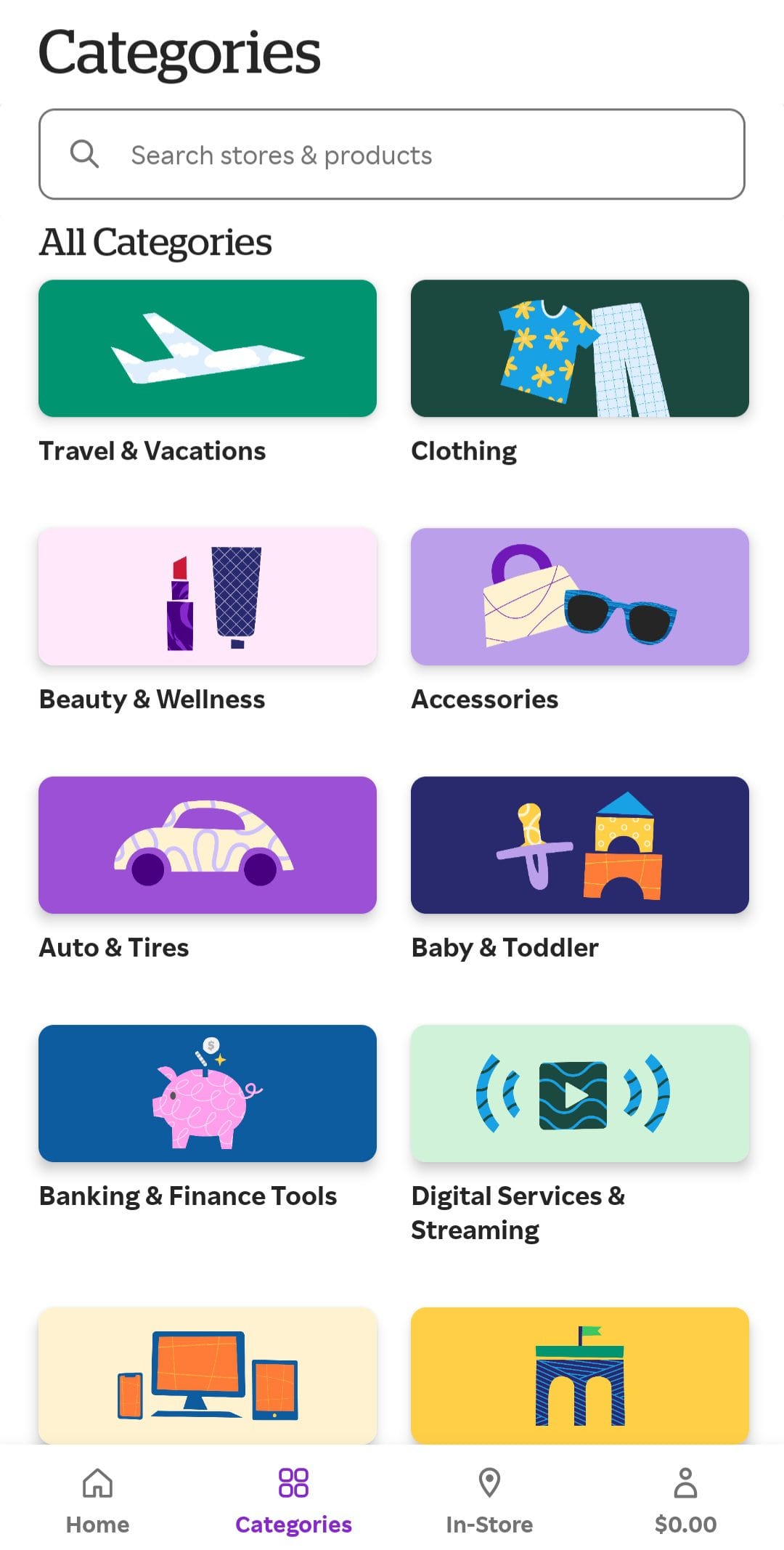 Rakuten Categories