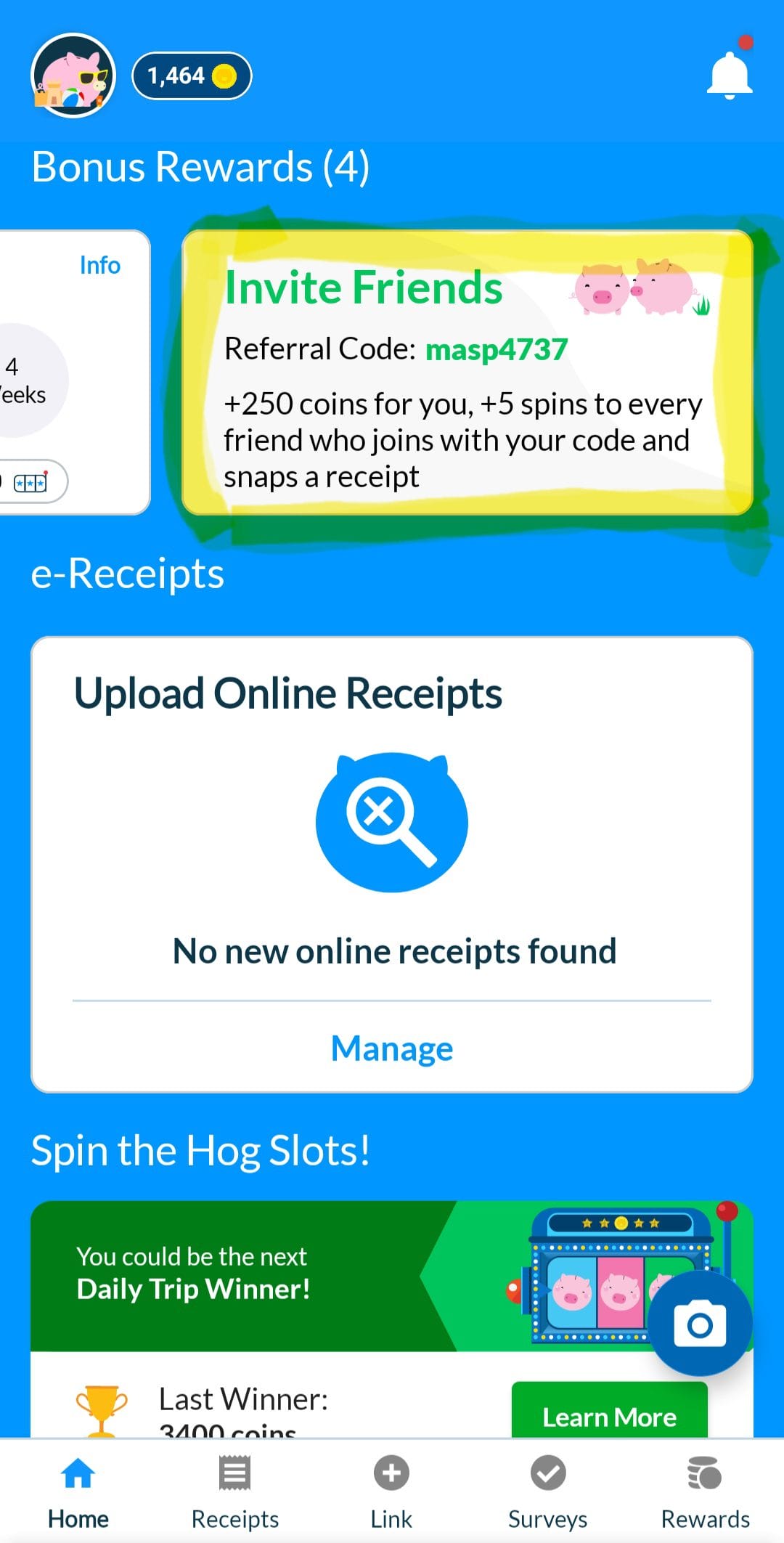 Receipt Hog Referral Code