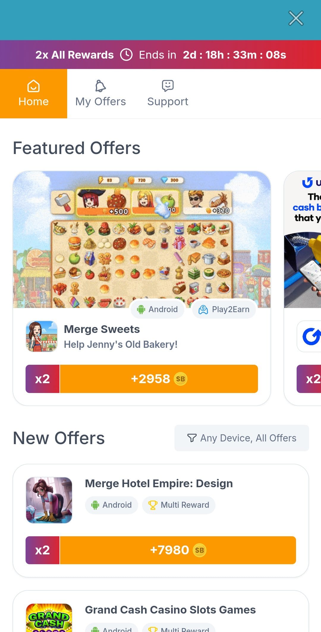 Swagbucks Mychips offers