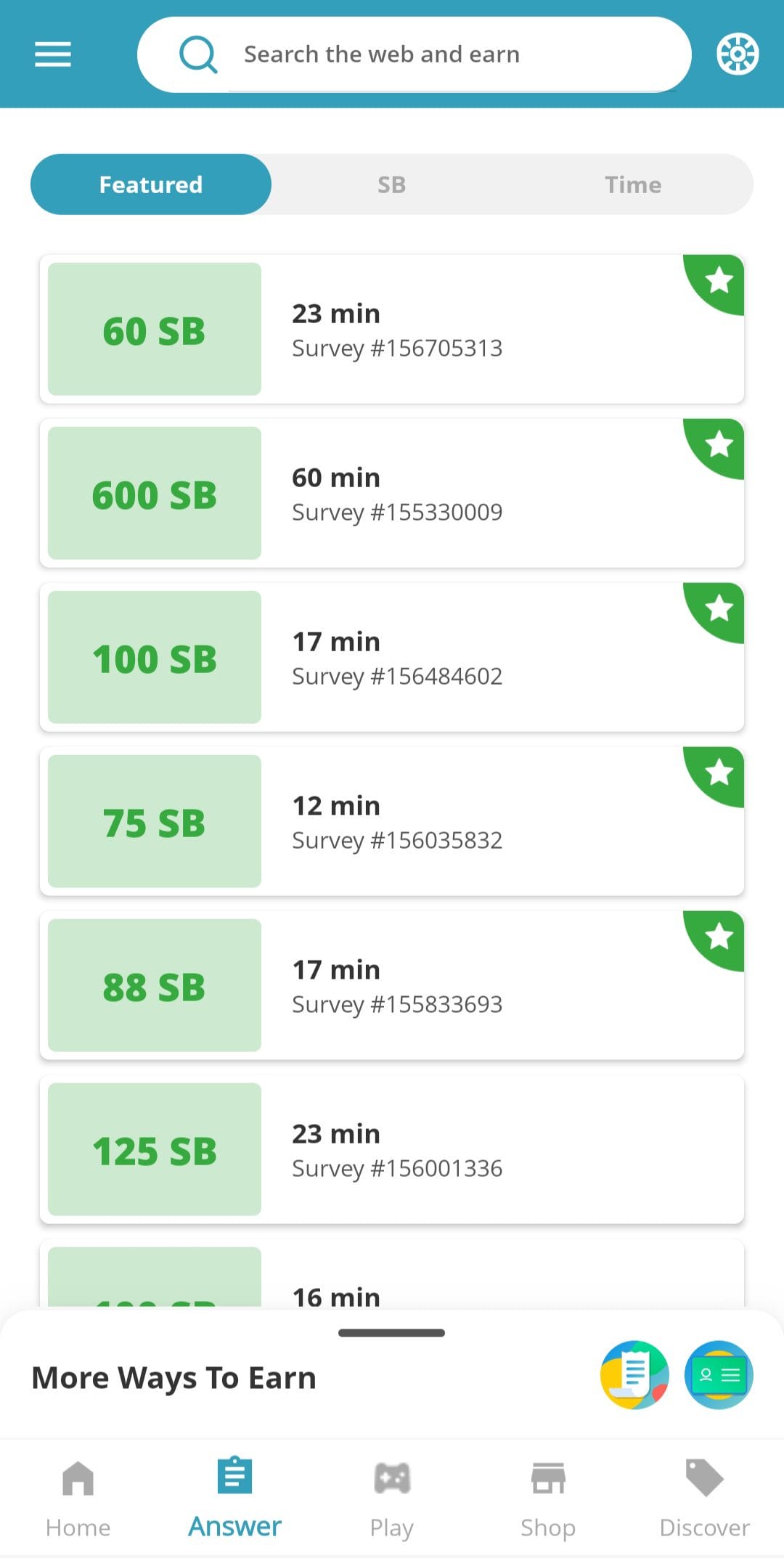 Swagbucks Take Surveys