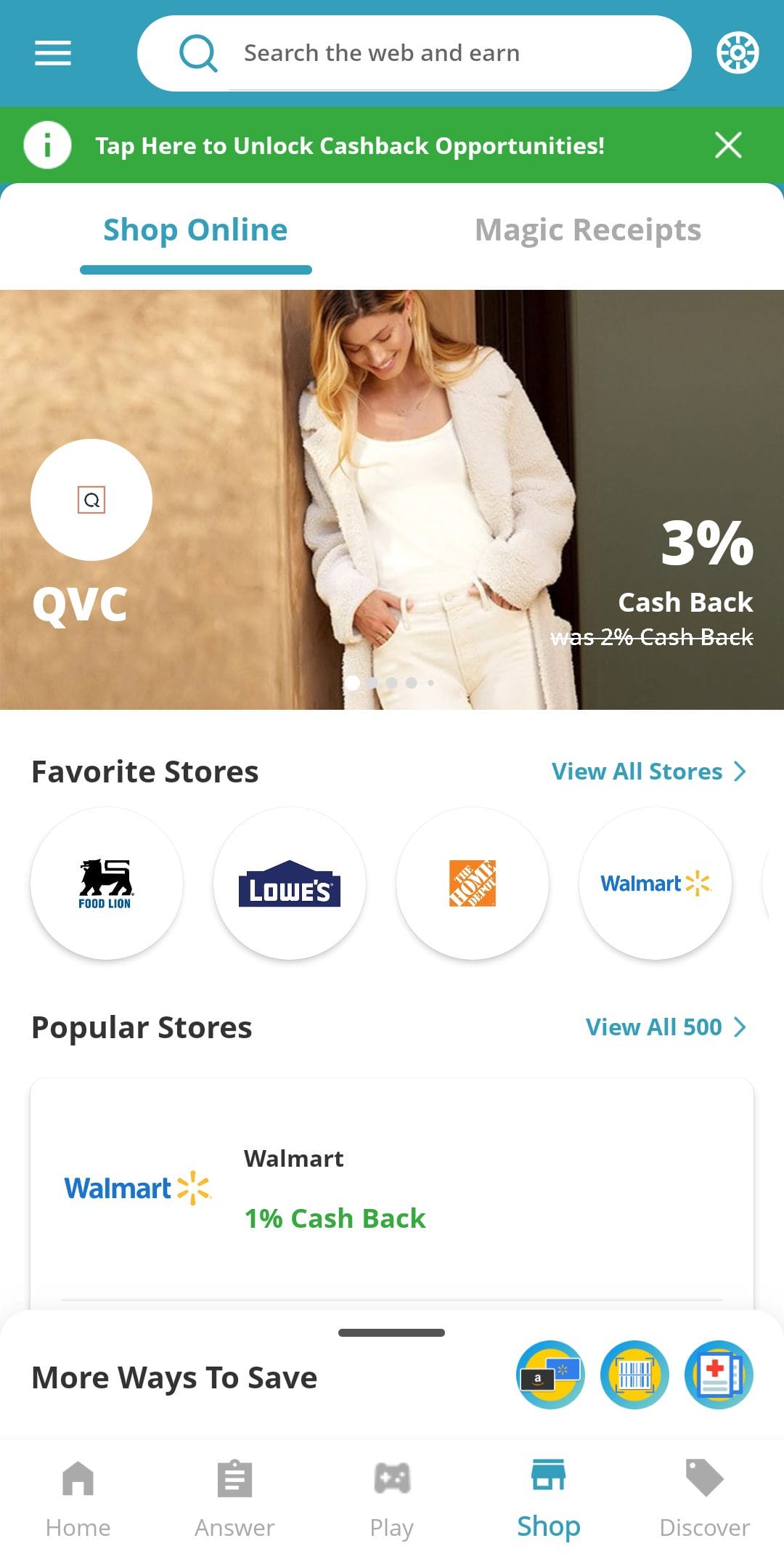 Swagbucks shop online 