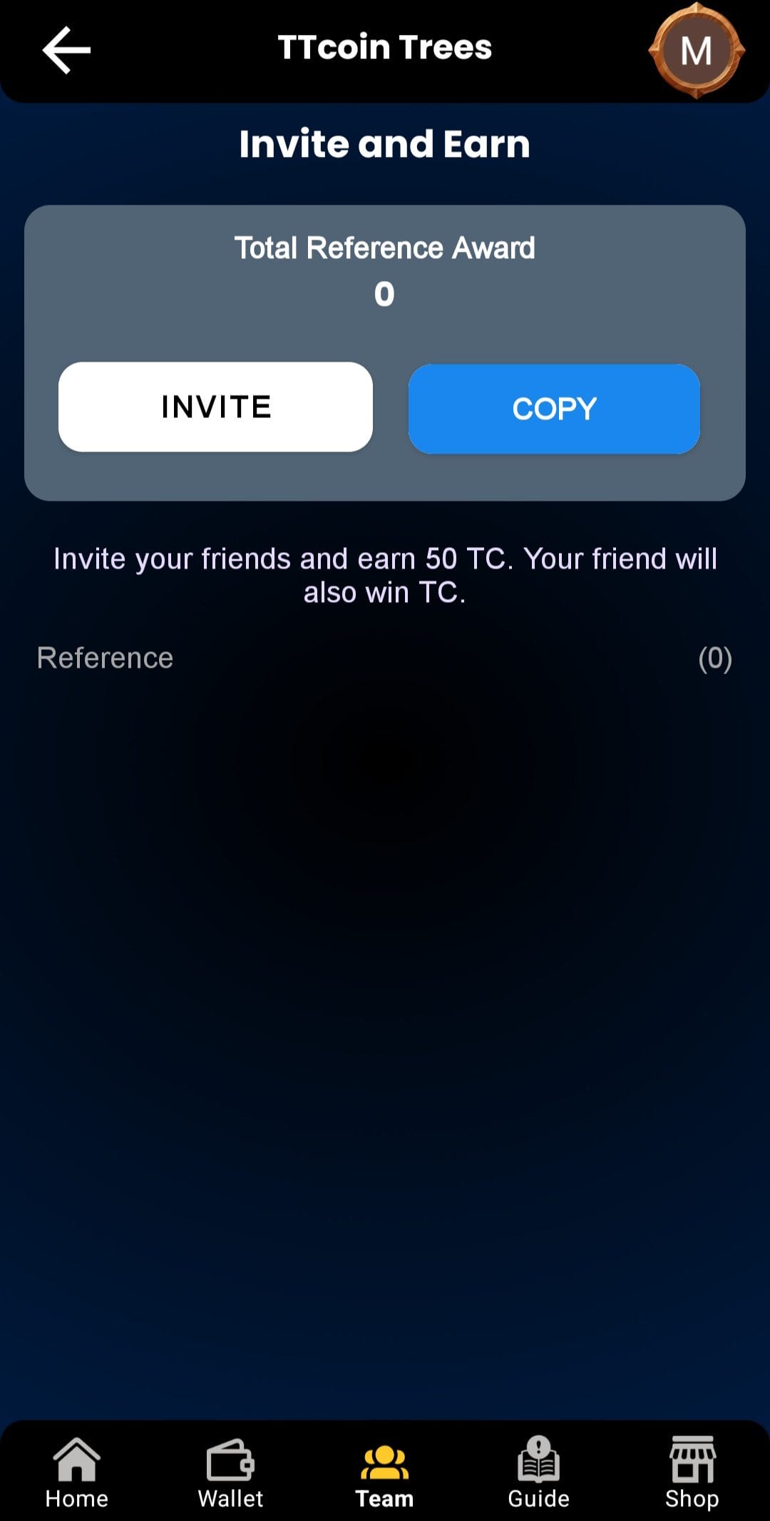 TTcoin Trees Referral Code