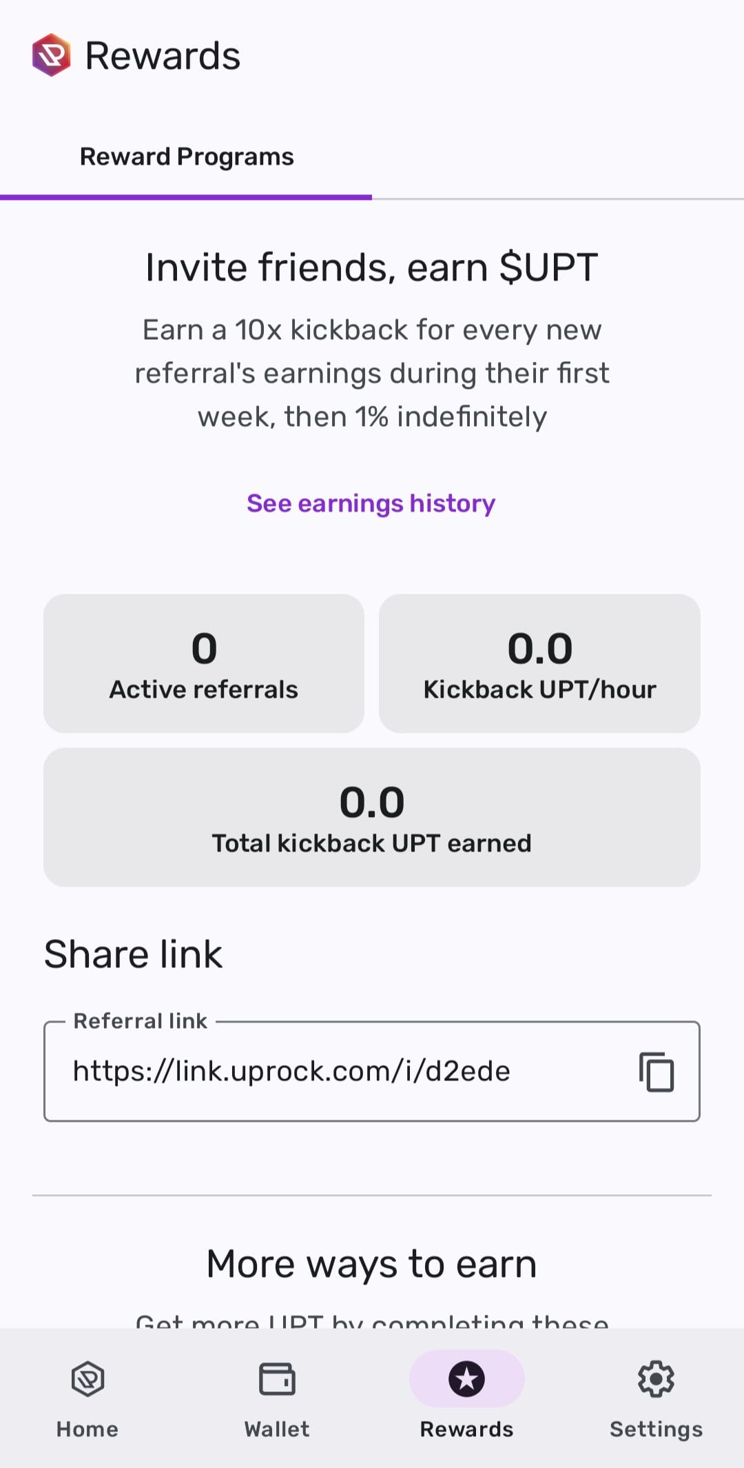 UpRock Referral Code