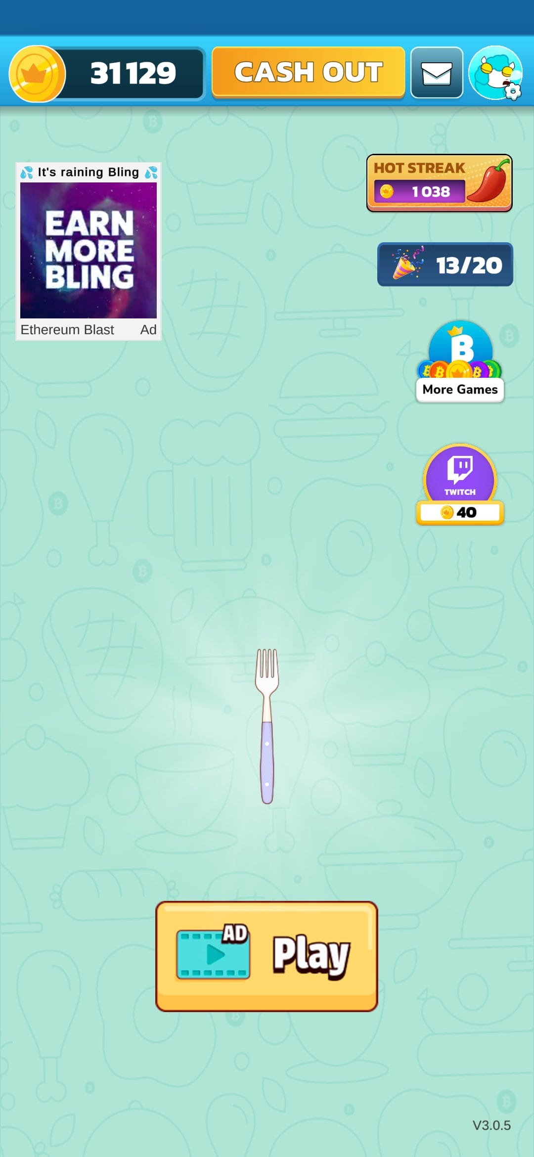 Bitcoin Food Fight Play Games