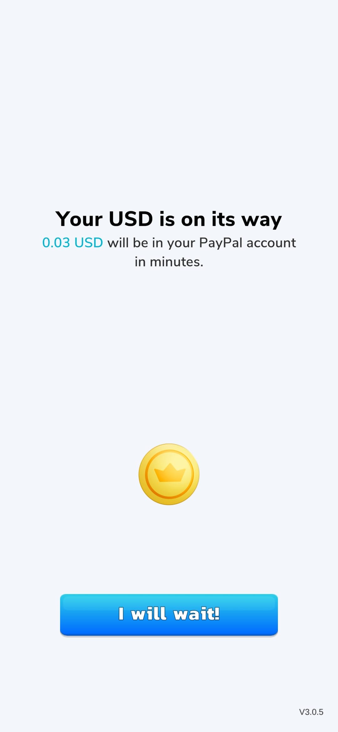 Bitcoin Food Fight Coins Sent to Wallet