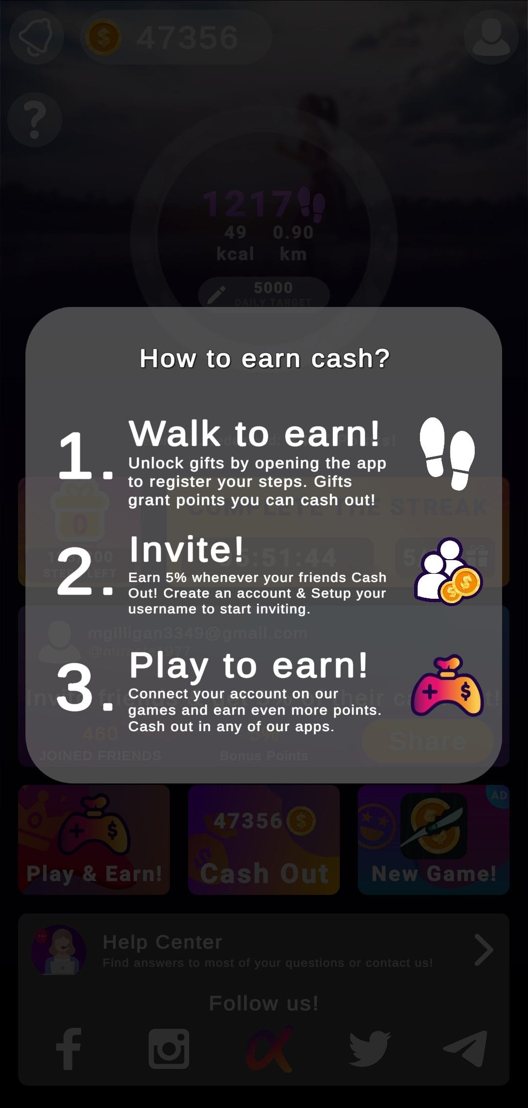CashWalk How to Play