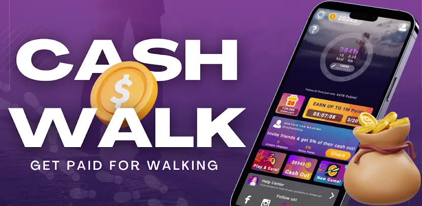 CashWalk Referral Codes – Walk Work Earn Cash
