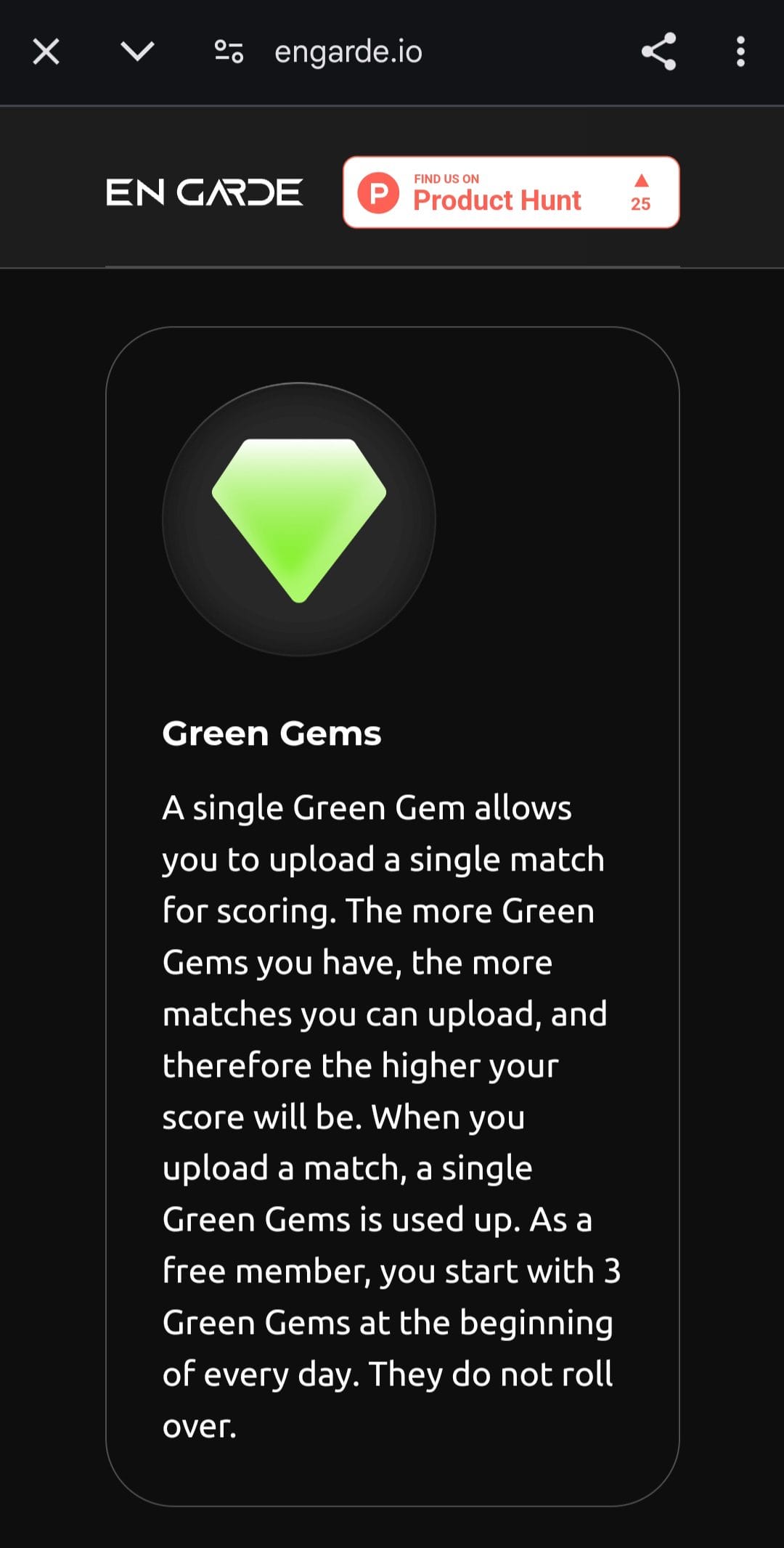 En Garde Earn Gems