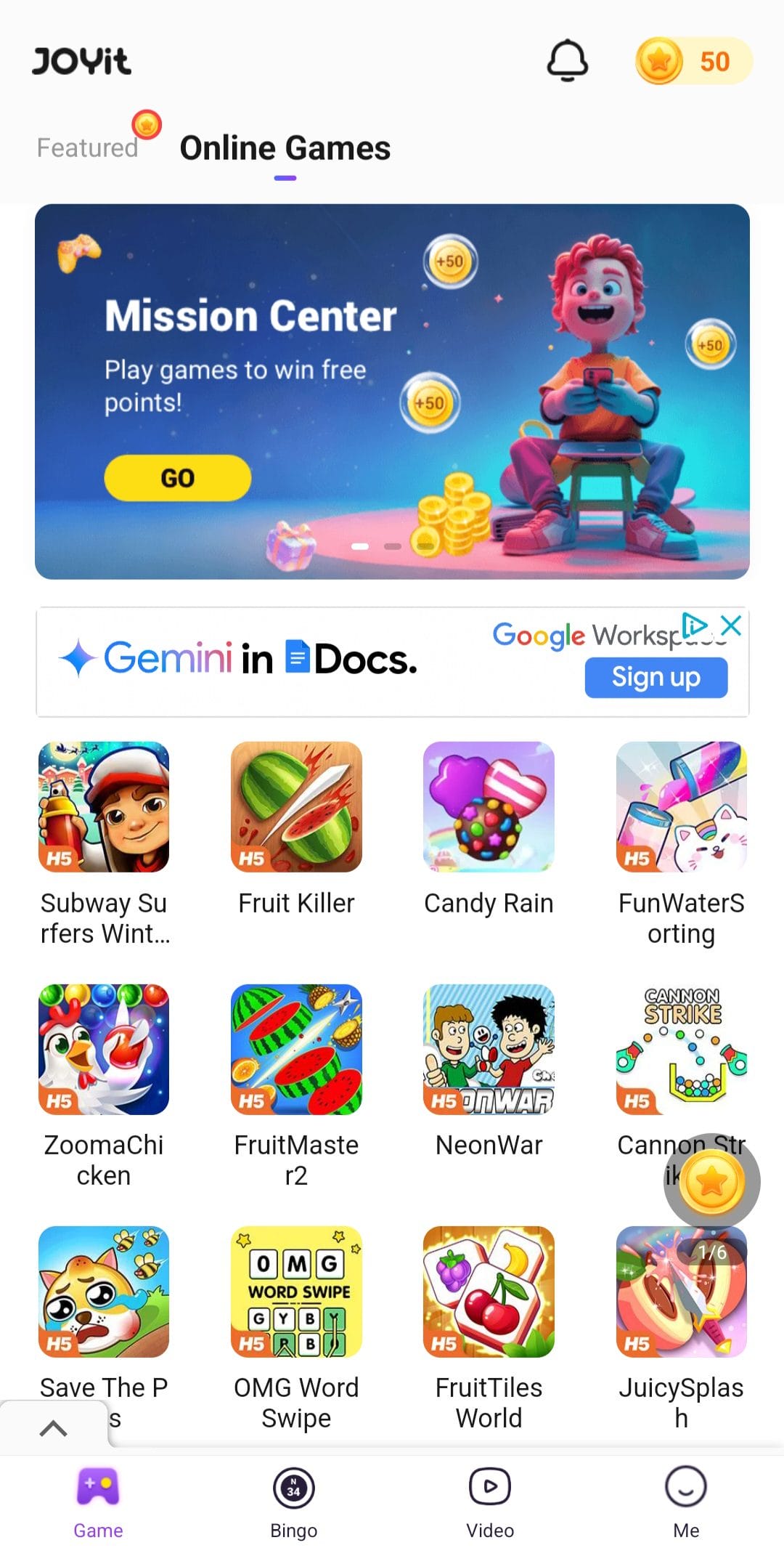 JOYit Play Games