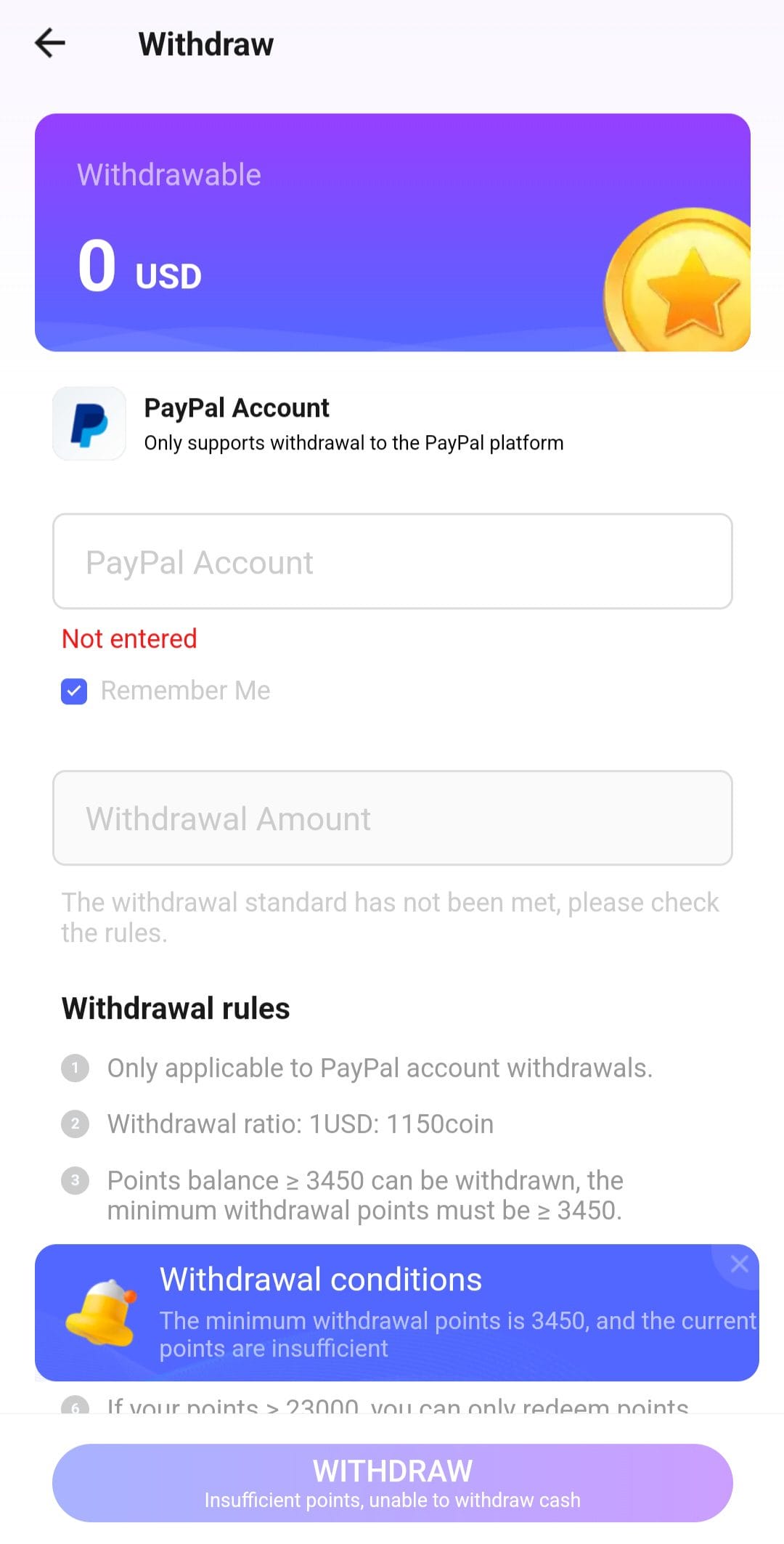JOYit Withdraw With PayPal