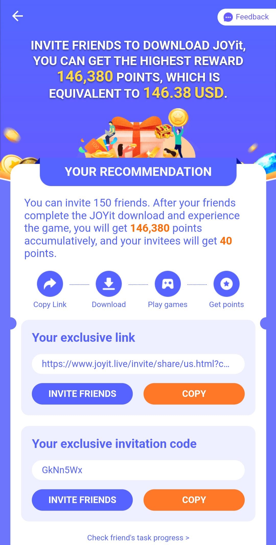 JOYit Referral Code