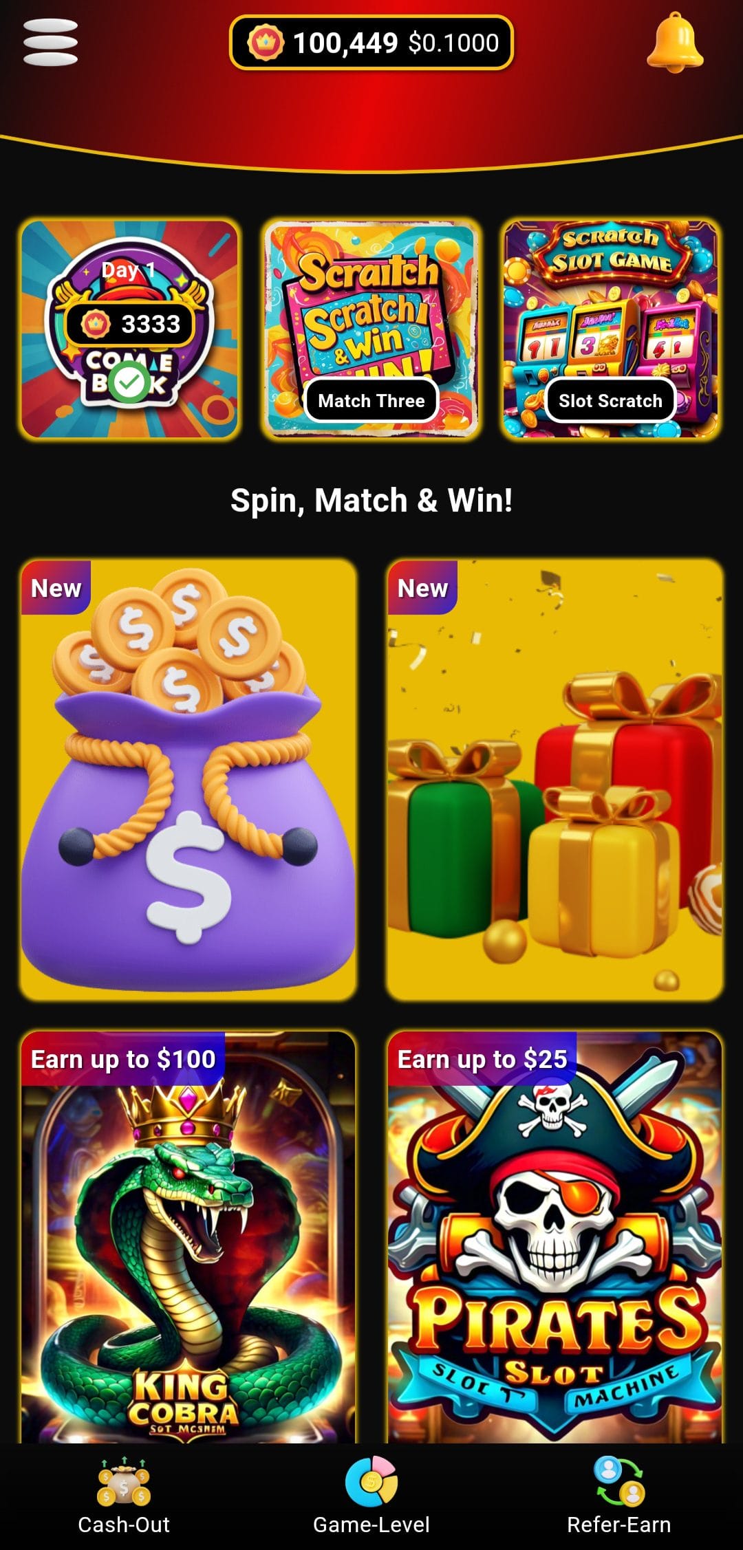 Lucky Queen Scratchers
