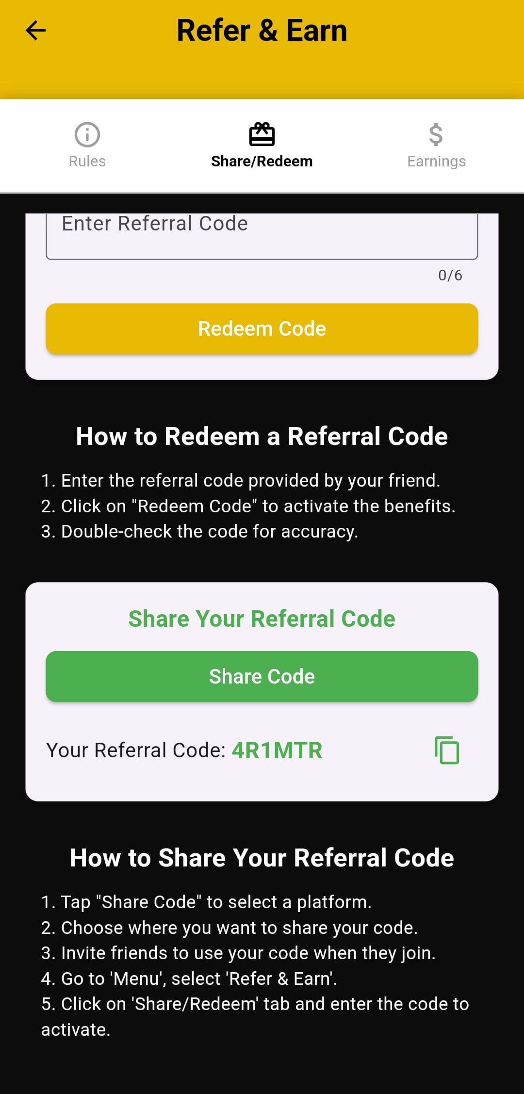 Lucky Queen Referral Code