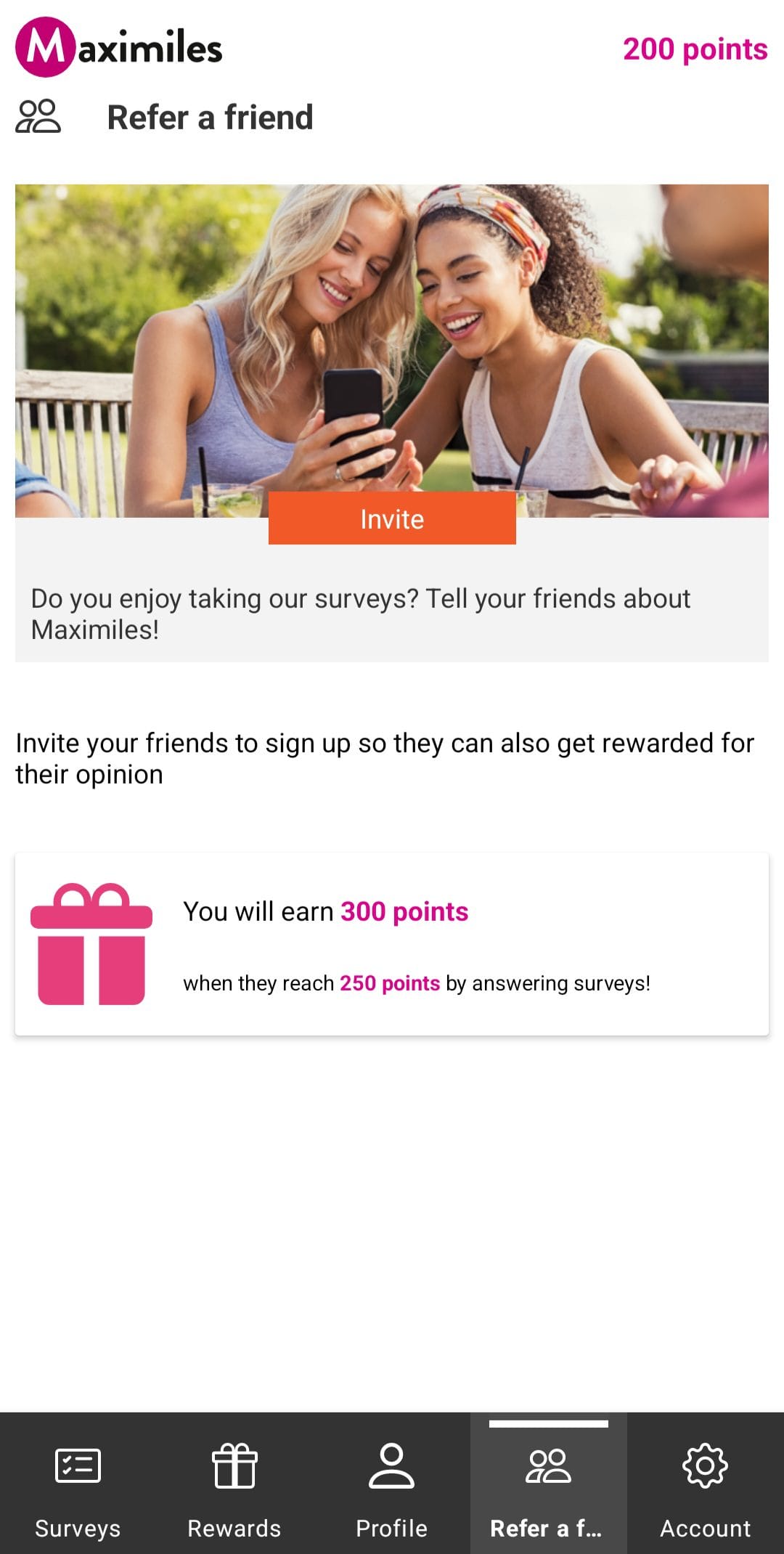 Maximiles Referral Code