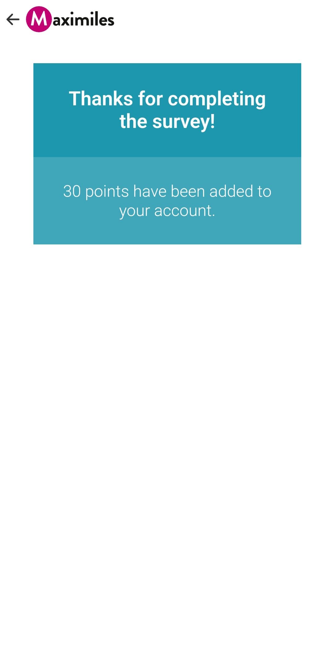 Maximiles Complete Surveys