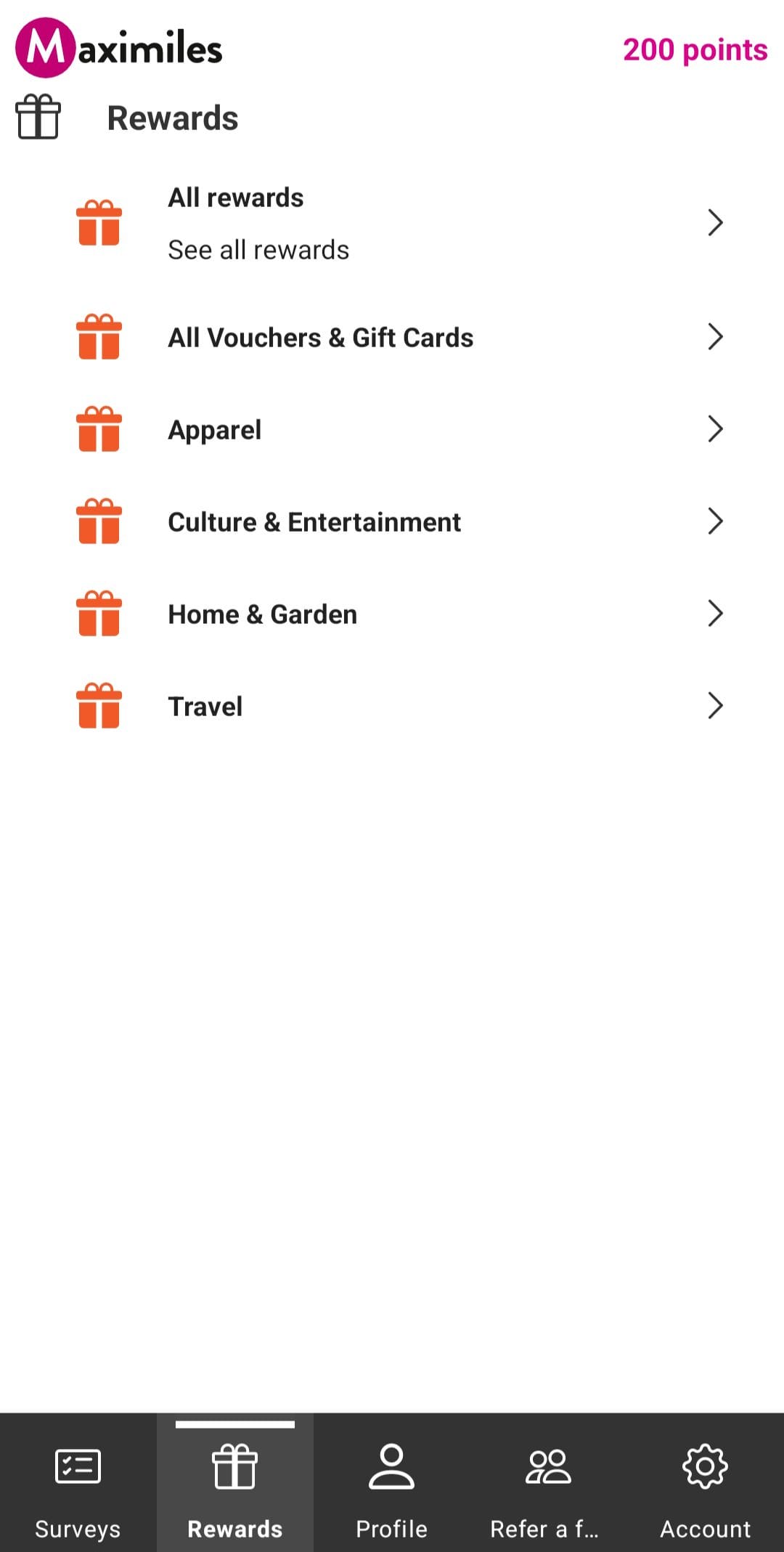 Maximiles Rewards