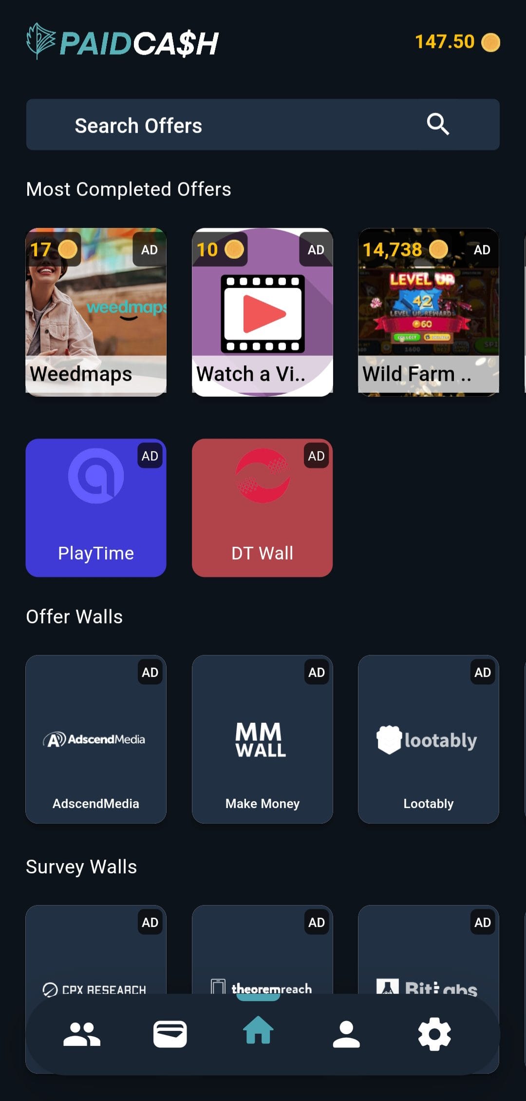 PaidCash Paid Offers