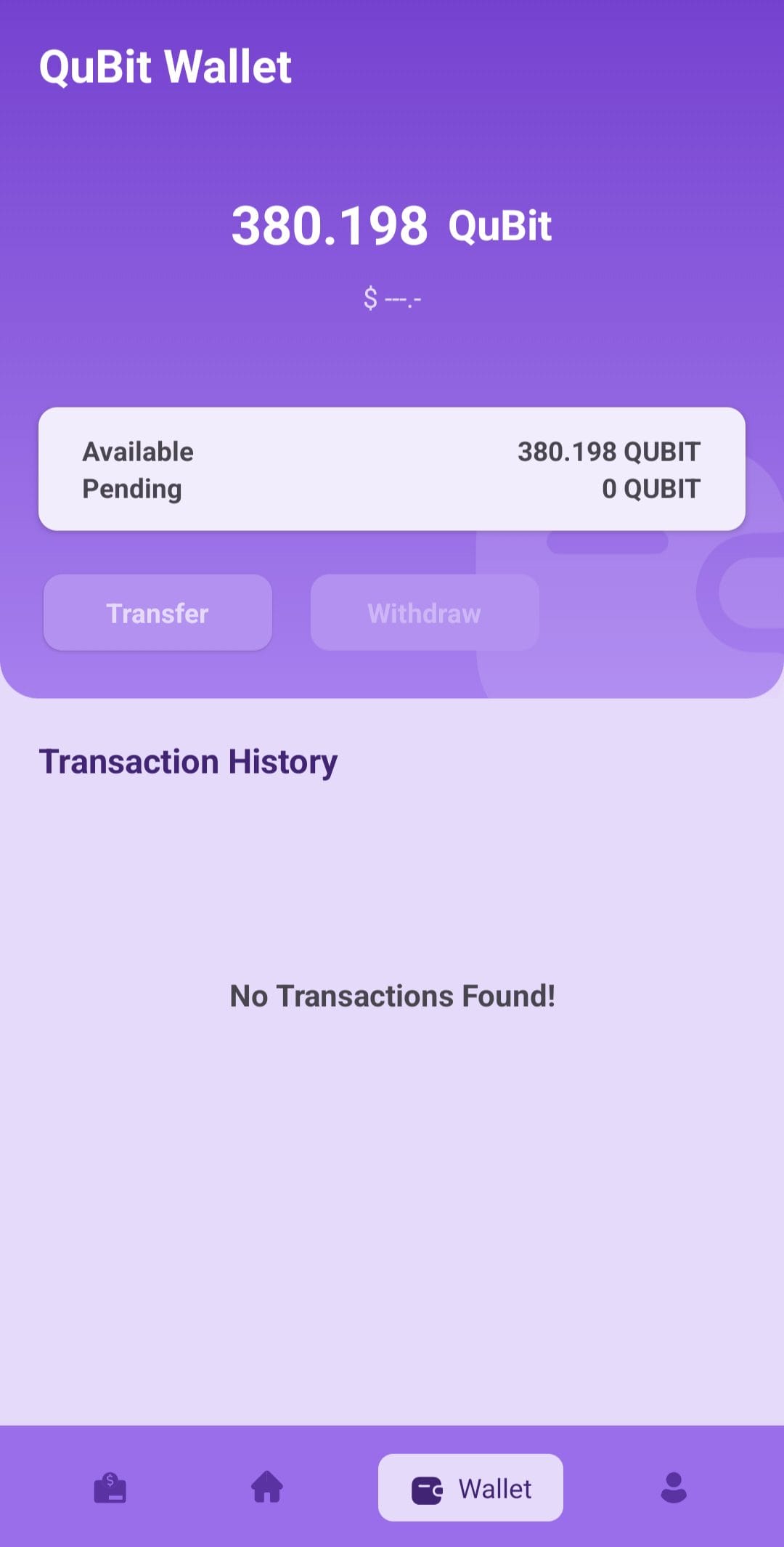 QuBit Wallet