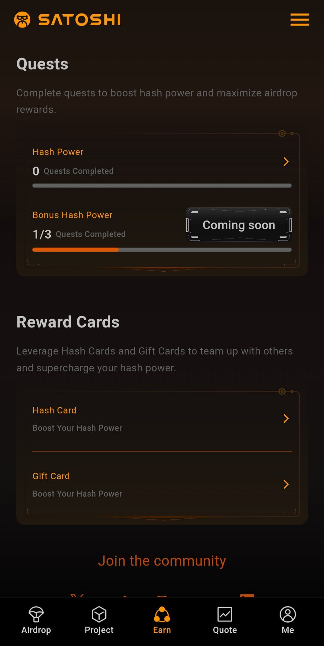 Satoshi App Complete Quests