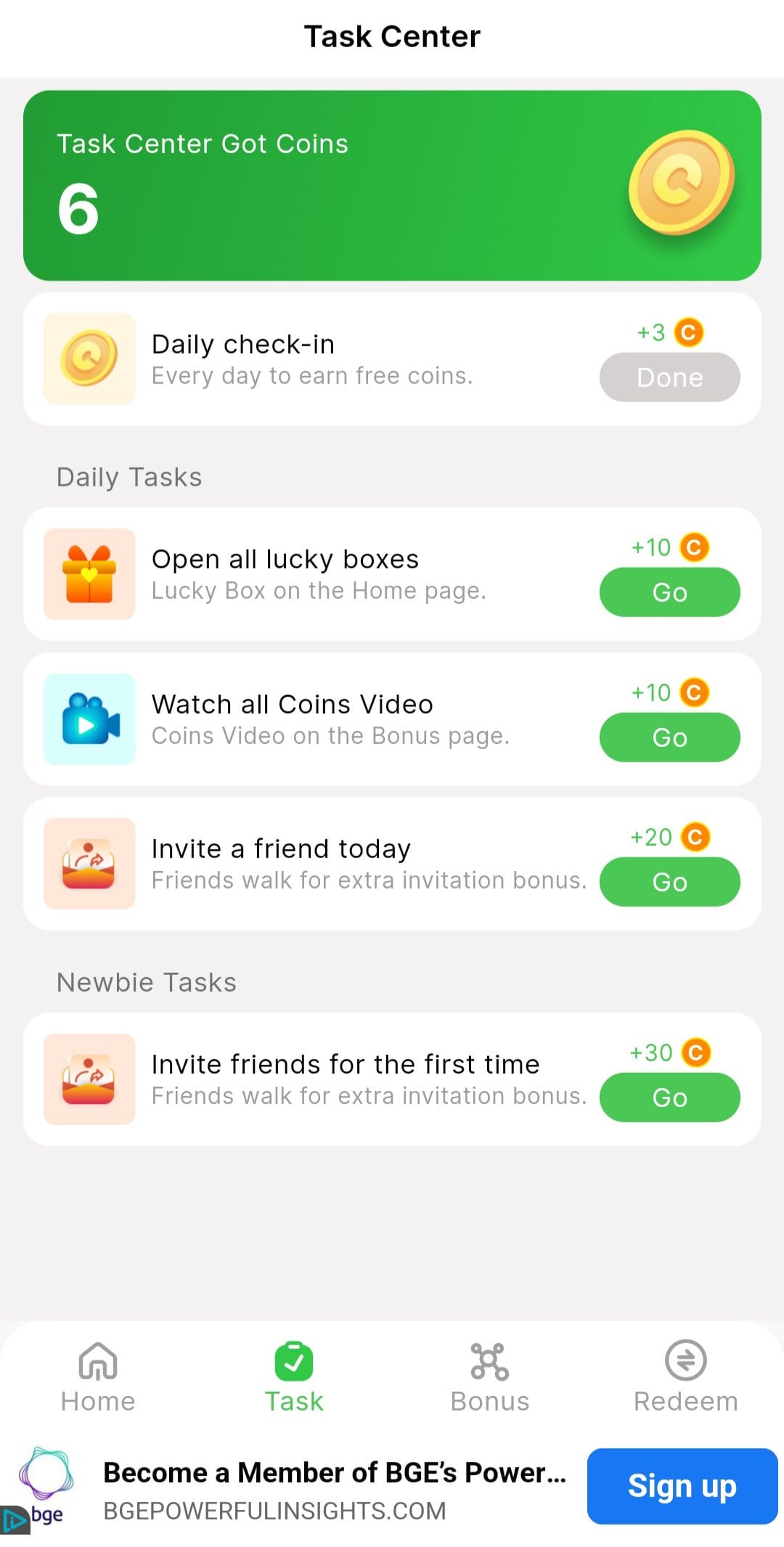WalkTask Task Center