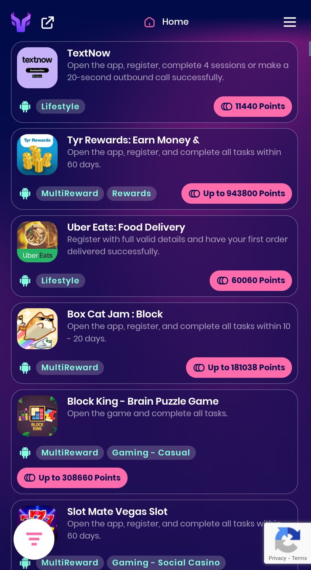 xReward Complete Offers