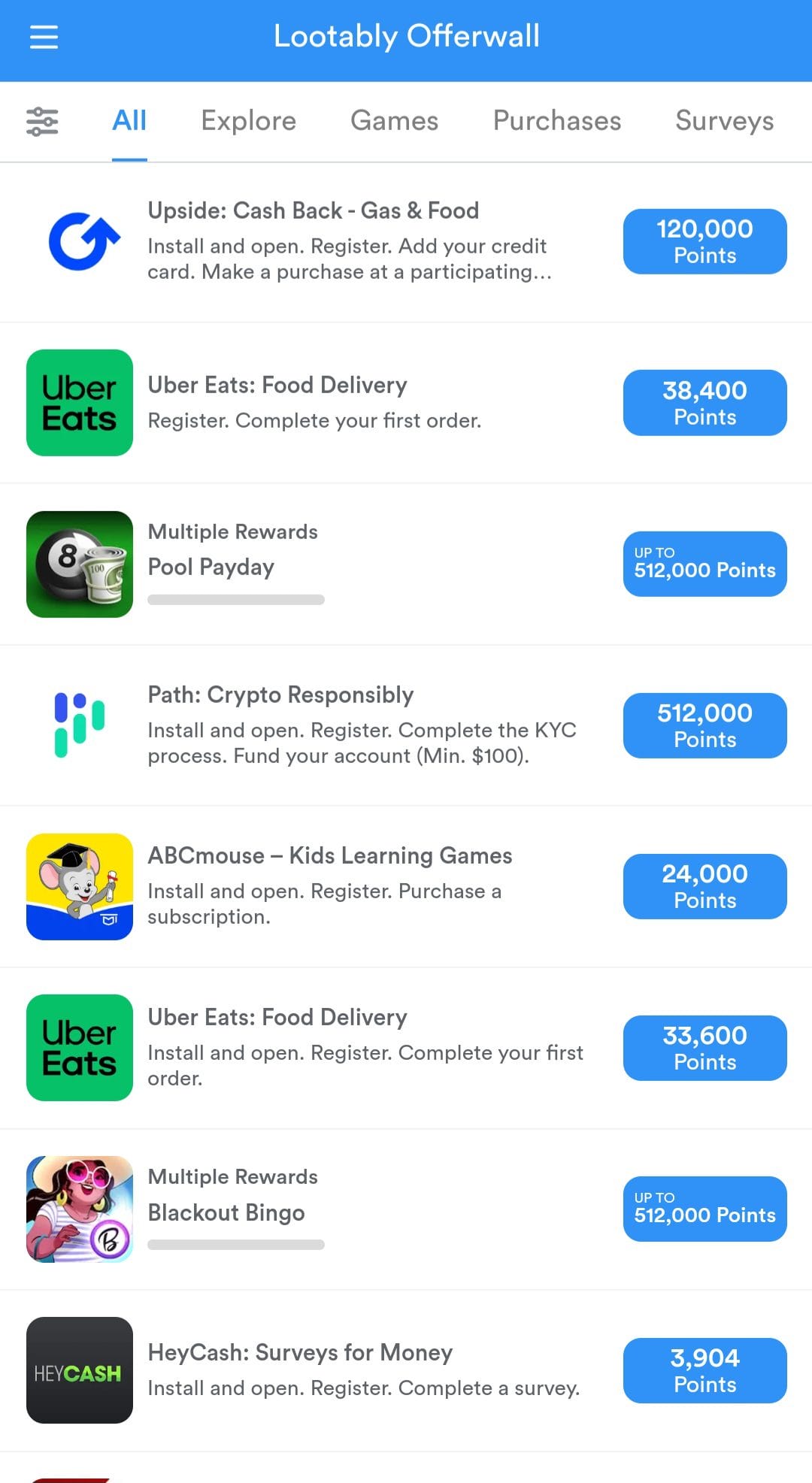 xReward Lootably Offerwall