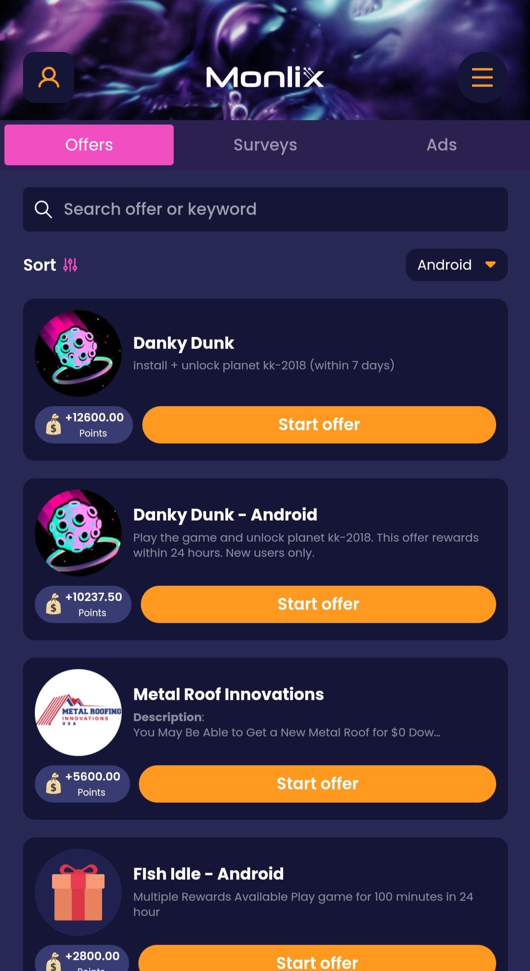 xReward Monlix Offerwall