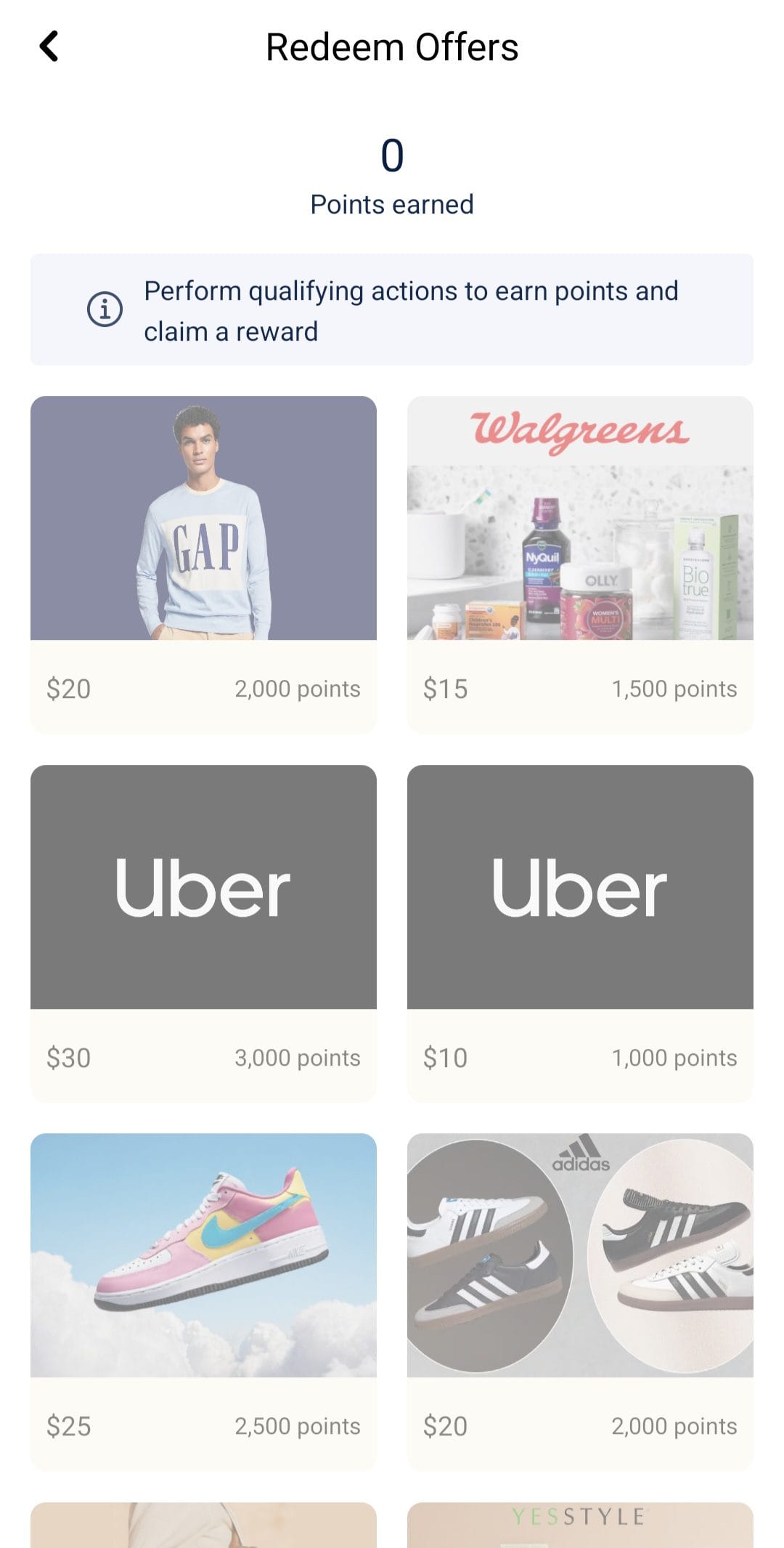 Afriex Redeem Points