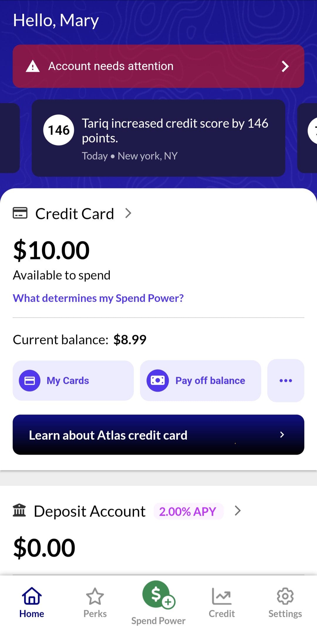 Atlas Credit Card