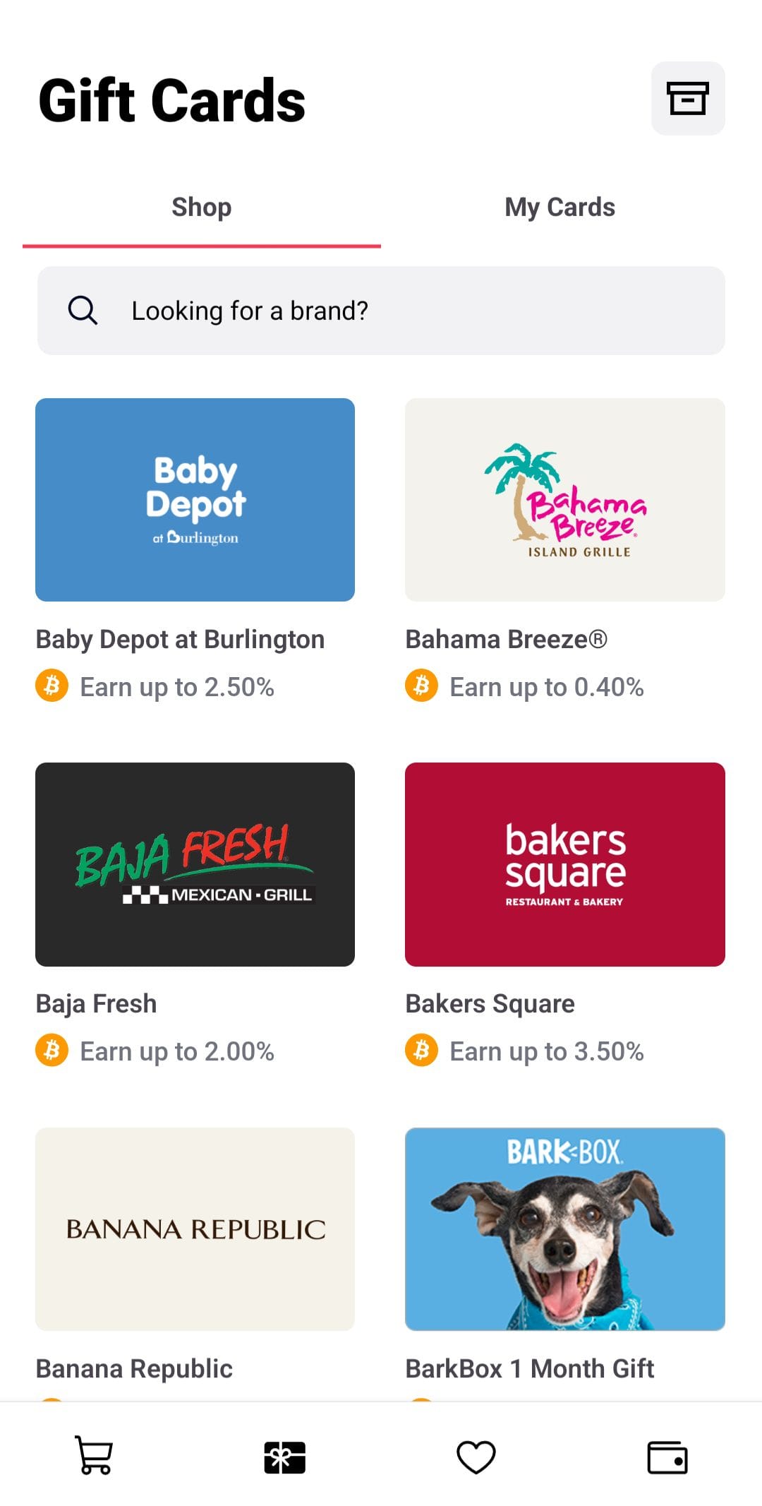 Coinmiles Buy Gift Cards 
