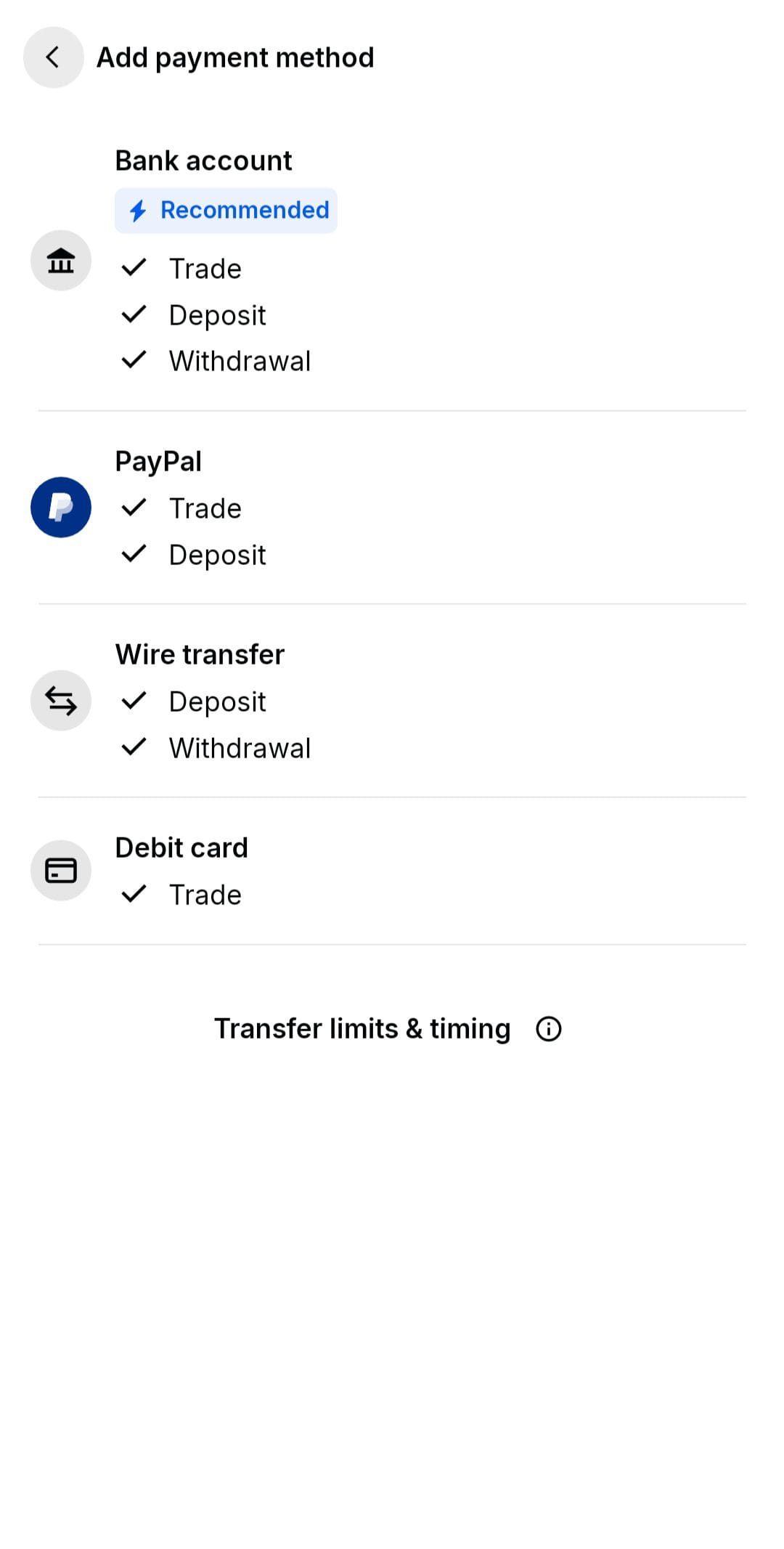 Gemini Add Payment Method