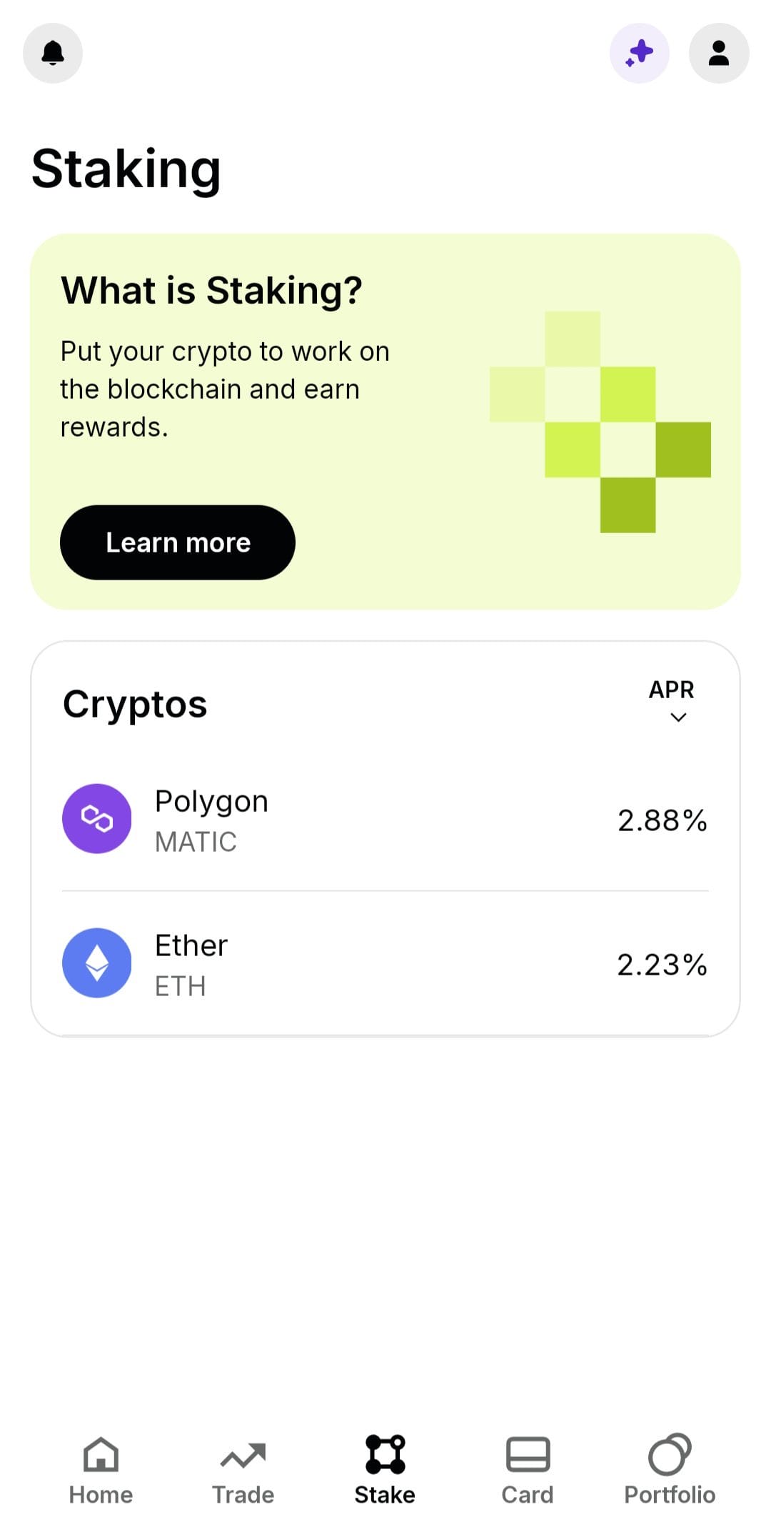 Gemini Staking