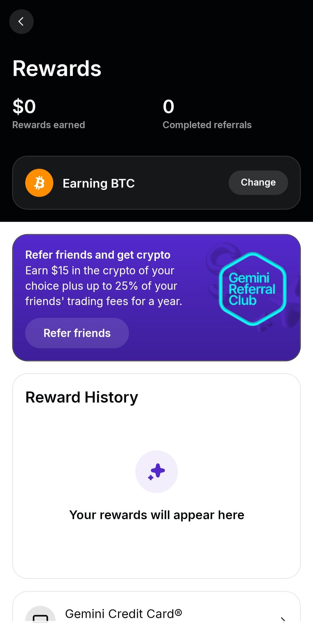 Gemini Rewards